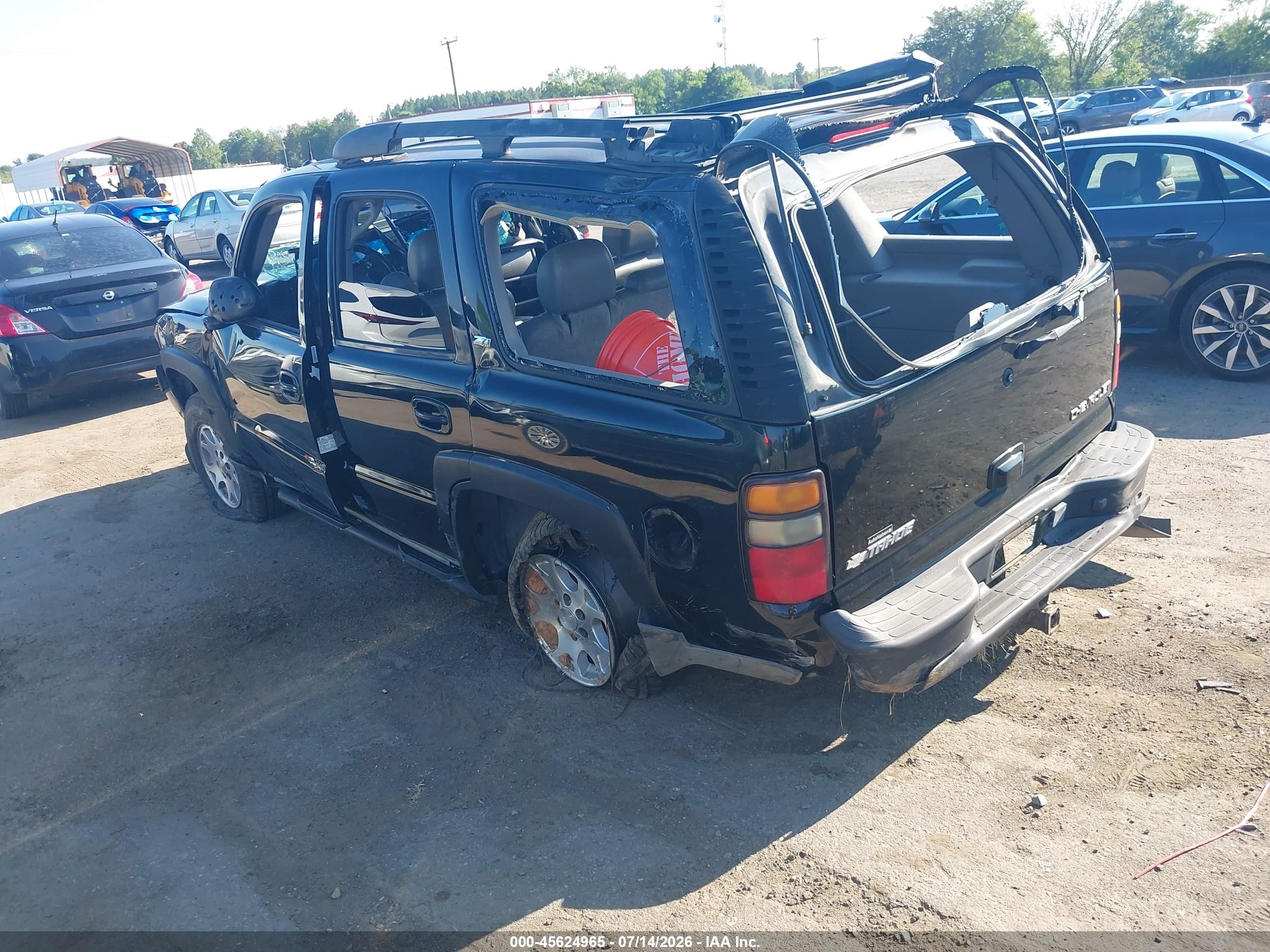 2005 Chevrolet Tahoe Z71 Черный vin: 1GNEK13T15R168932