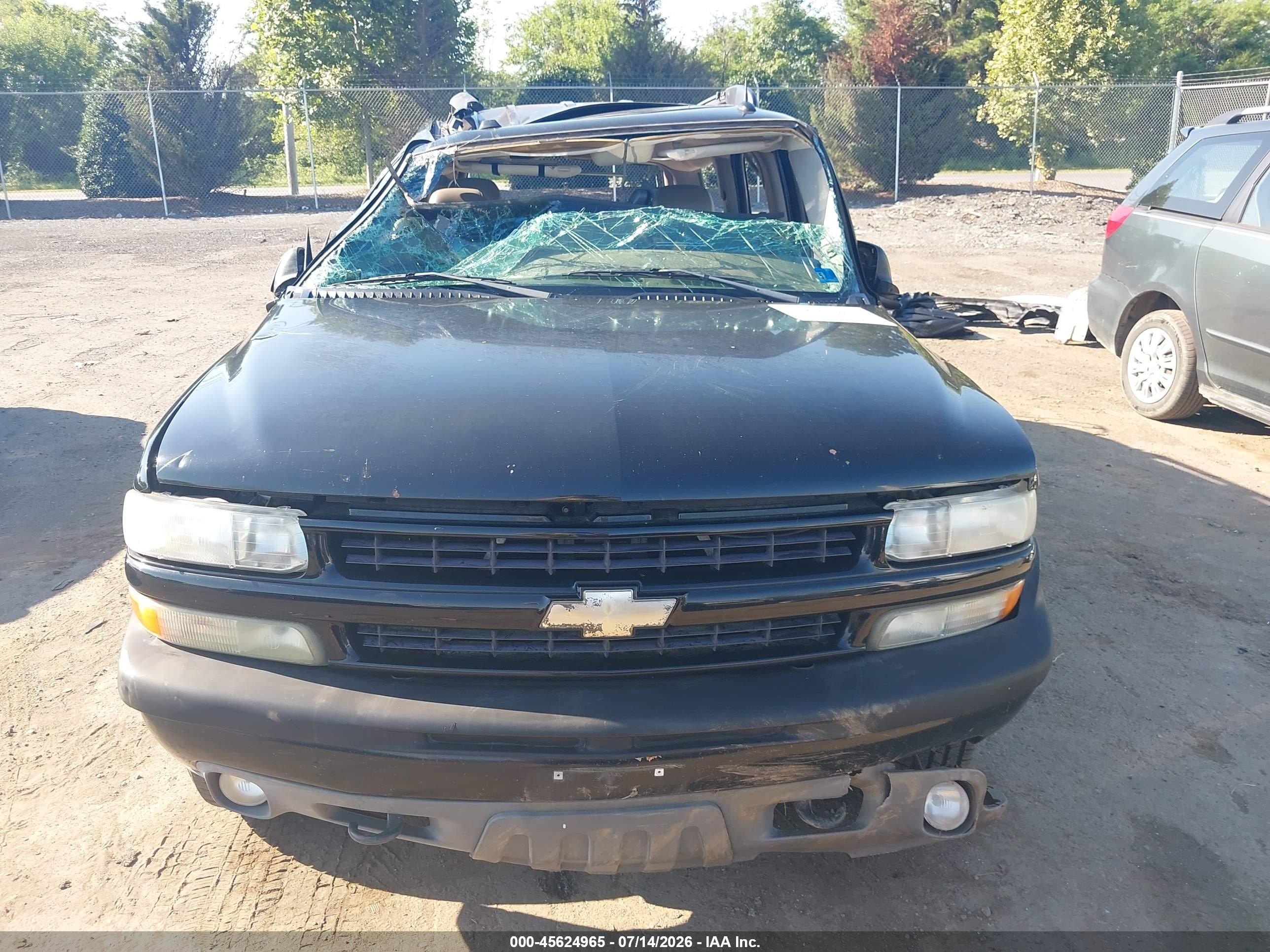2005 Chevrolet Tahoe Z71 Черный vin: 1GNEK13T15R168932