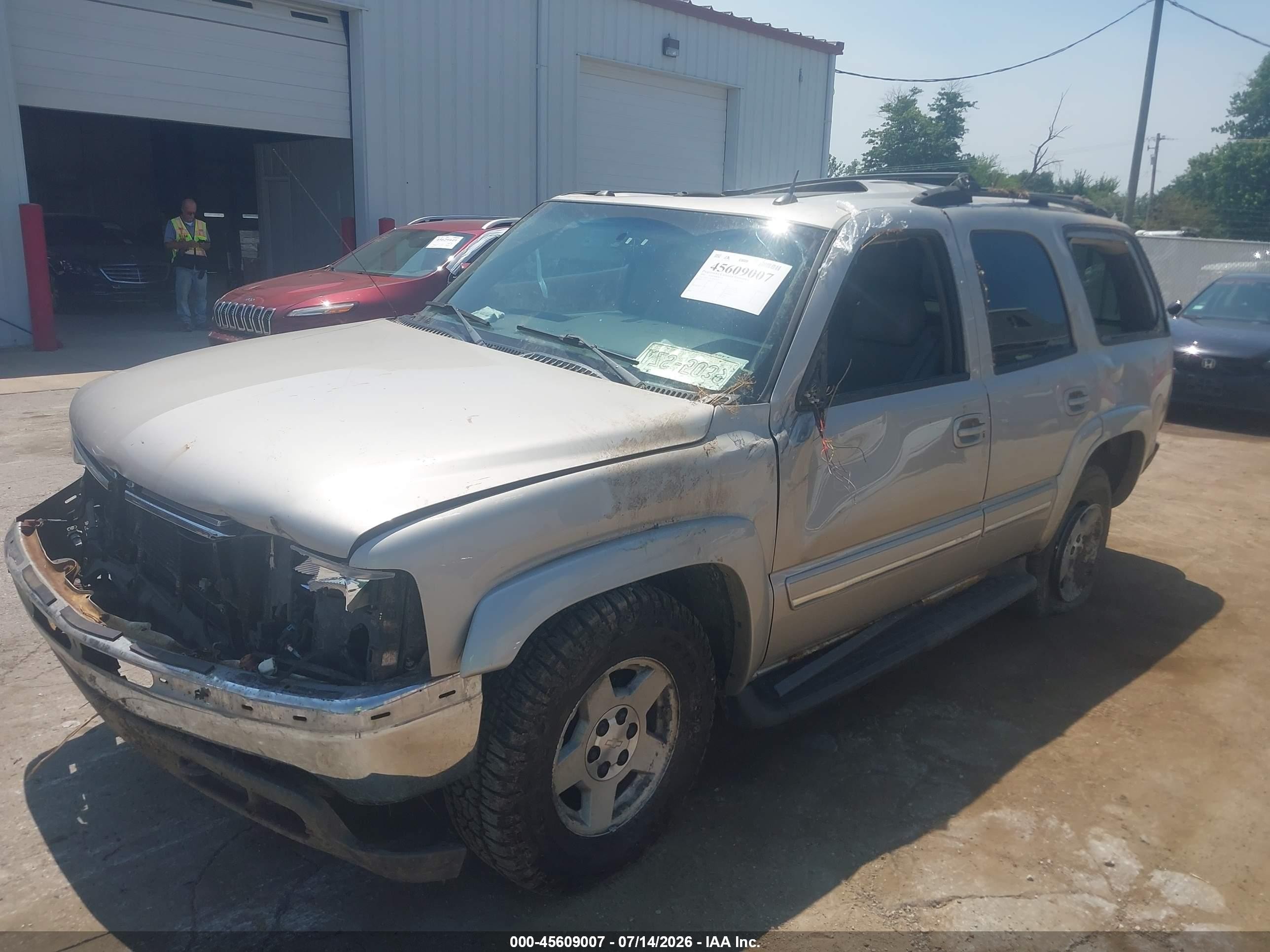 2005 Chevrolet Tahoe Lt Tan vin: 1GNEK13T15R201332