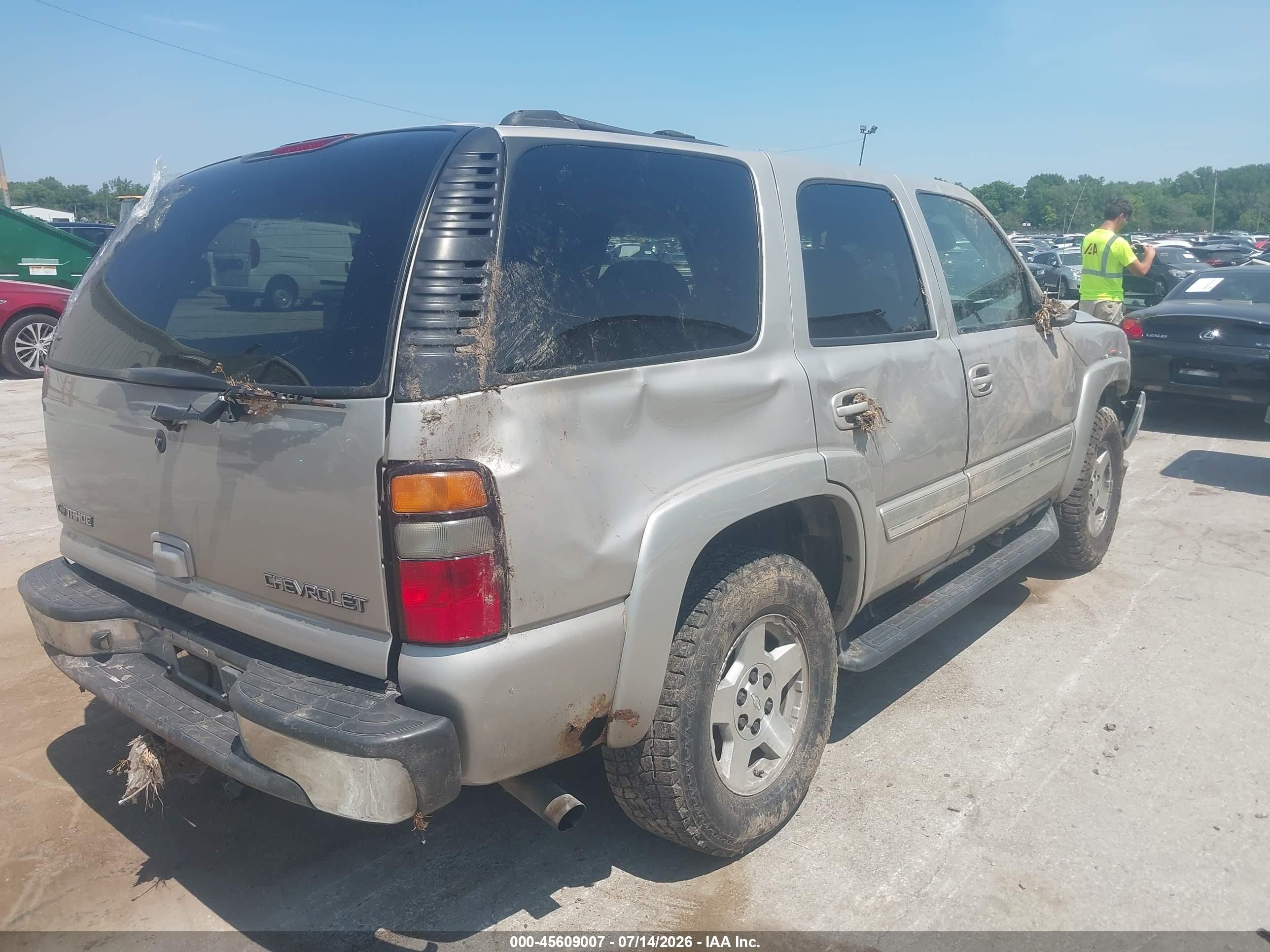 2005 Chevrolet Tahoe Lt Tan vin: 1GNEK13T15R201332