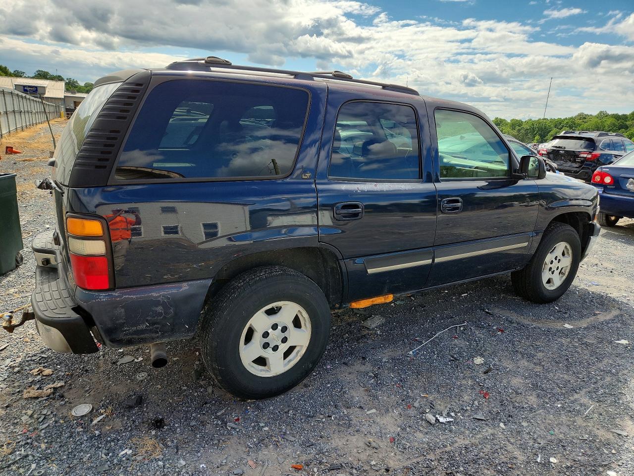 2006 Chevrolet Tahoe K1500 Blue vin: 1GNEK13T16J155159