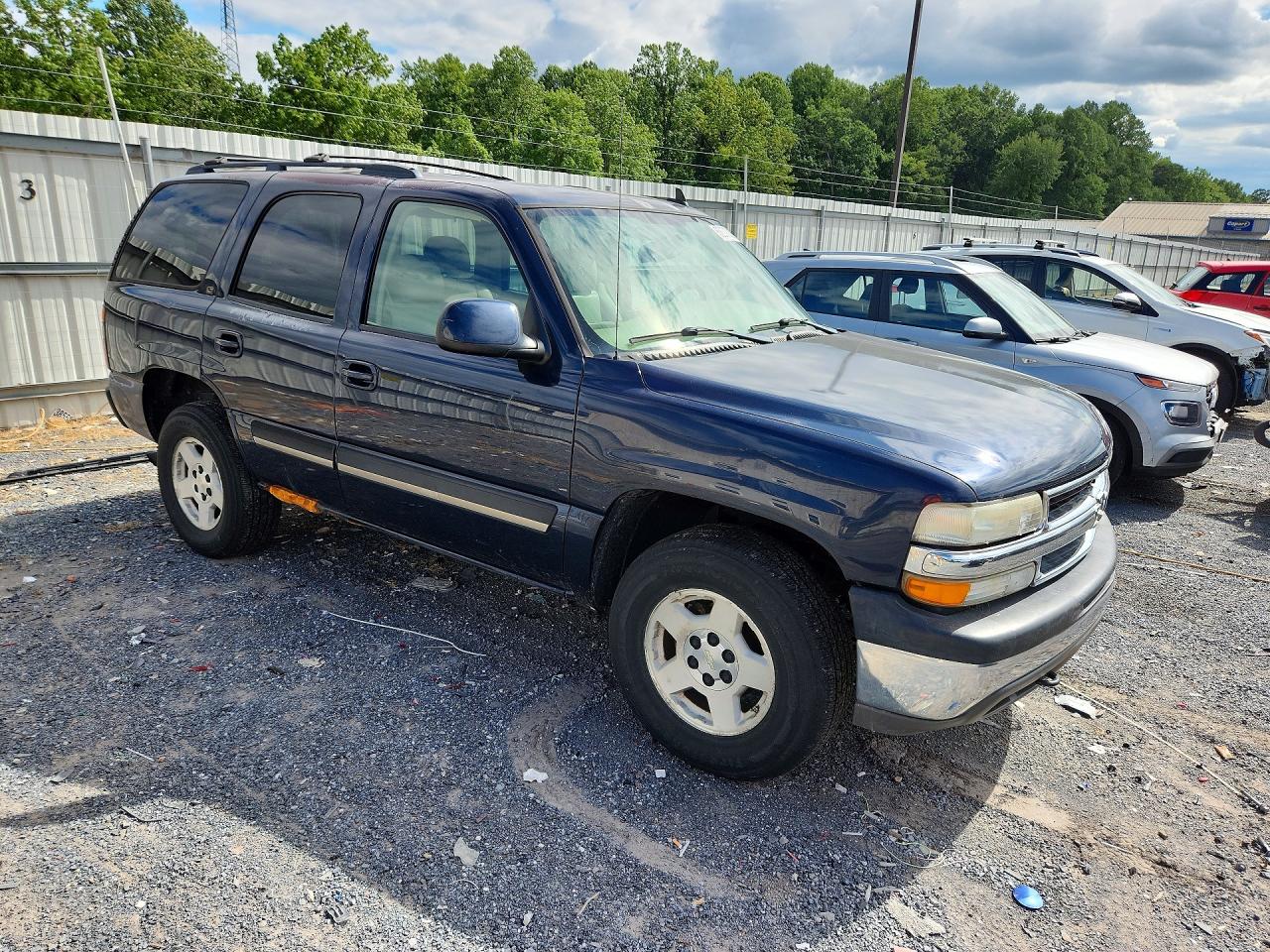 2006 Chevrolet Tahoe K1500 Blue vin: 1GNEK13T16J155159