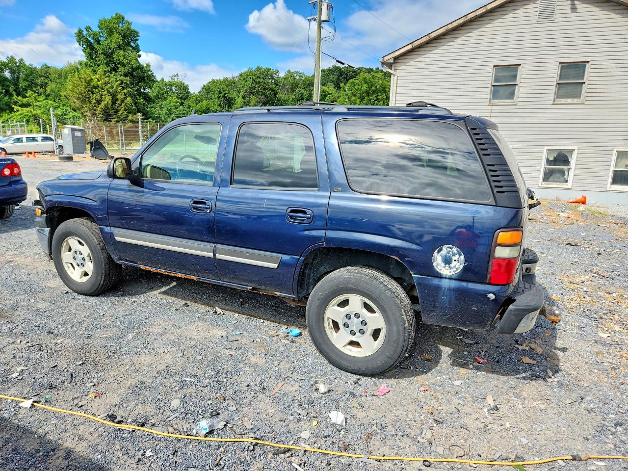 2006 Chevrolet Tahoe K1500 Blue vin: 1GNEK13T16J155159