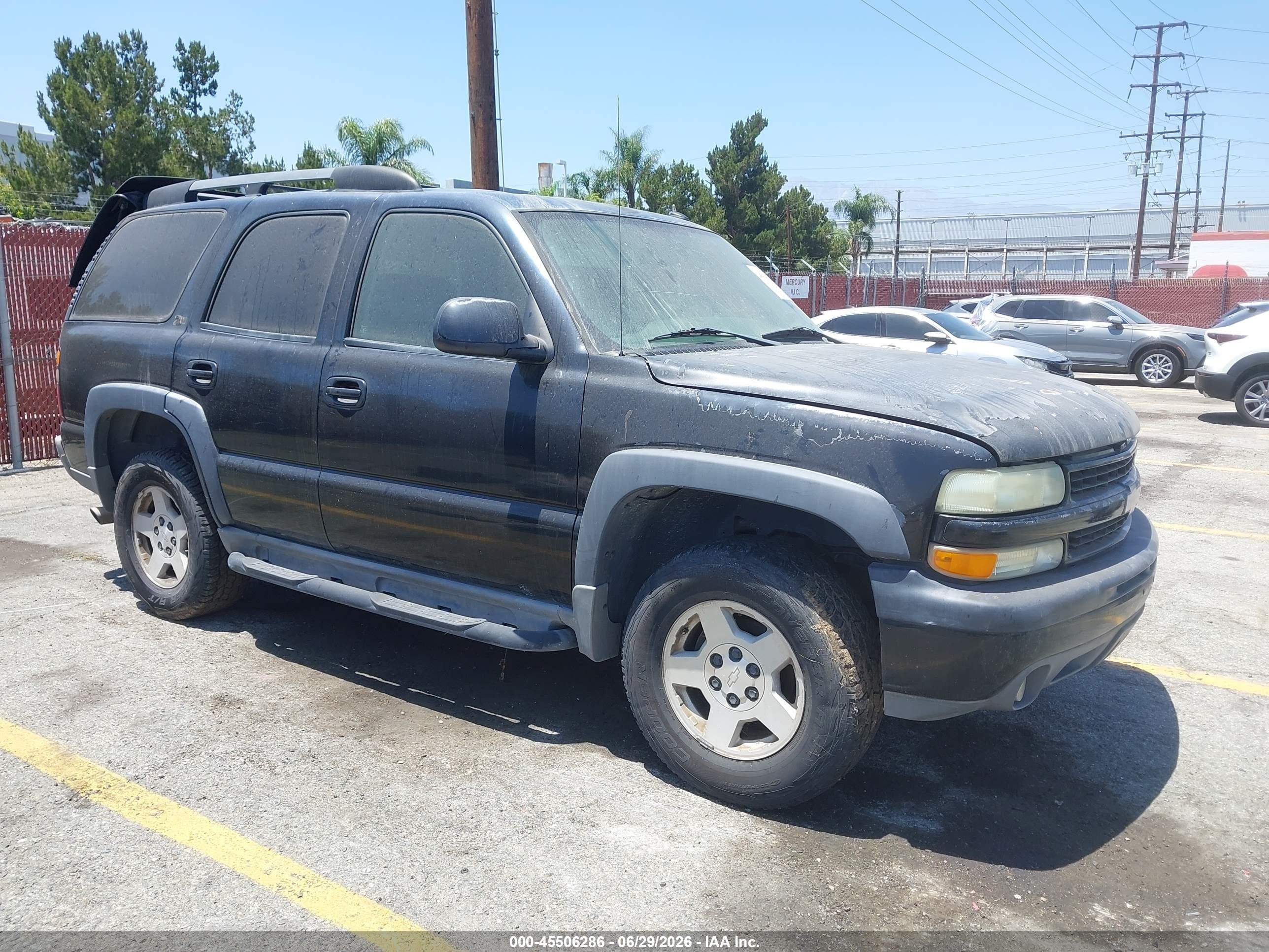 2004 Chevrolet Tahoe Z71 Black vin: 1GNEK13T24R301423