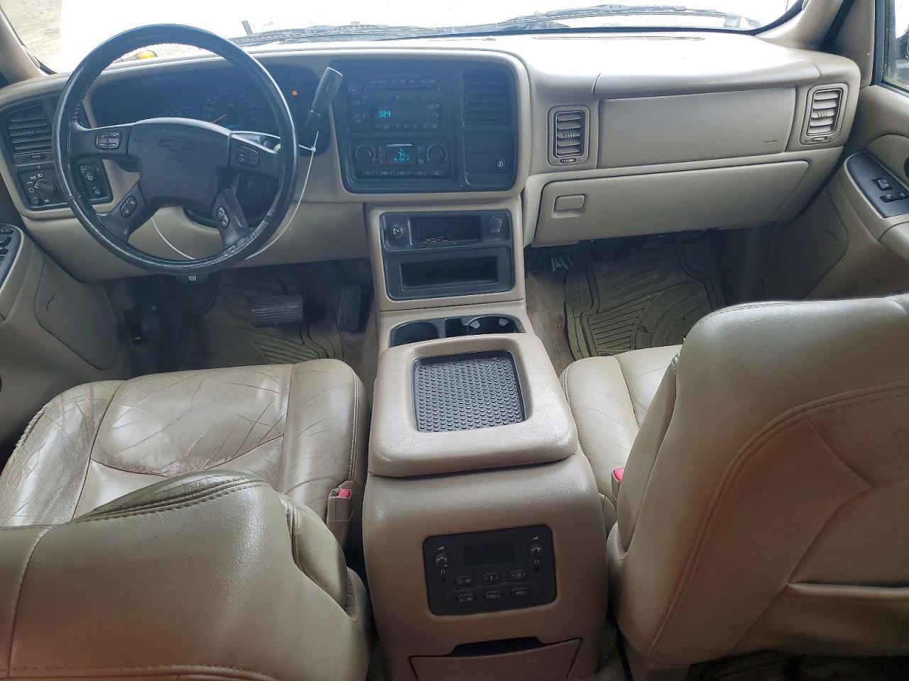 2005 Chevrolet Tahoe K1500 White vin: 1GNEK13T25R219872