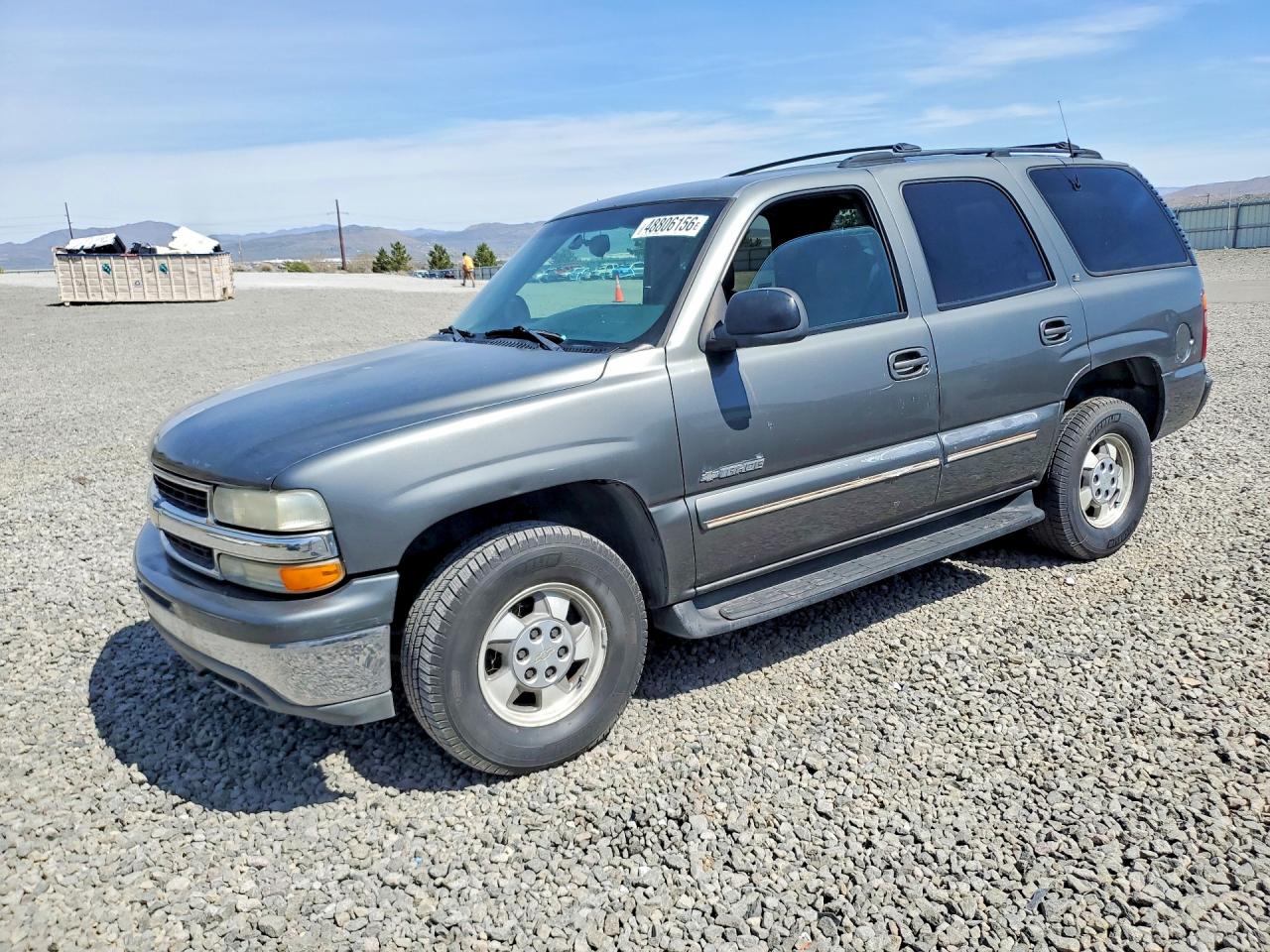 2001 Chevrolet Tahoe K1500 Charcoal vin: 1GNEK13T31R191090