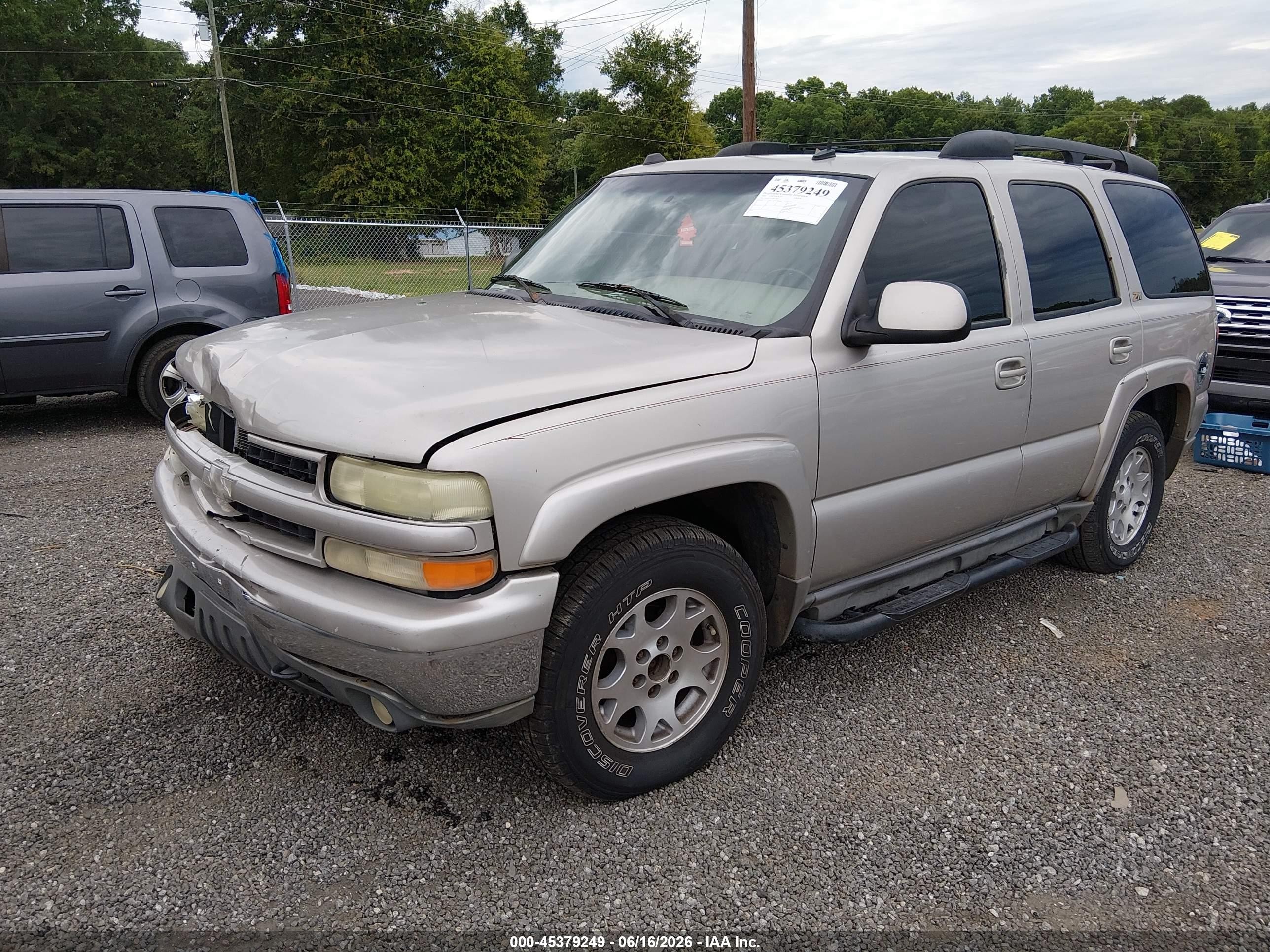 2004 Chevrolet Tahoe Z71 Champagne vin: 1GNEK13T34R154867