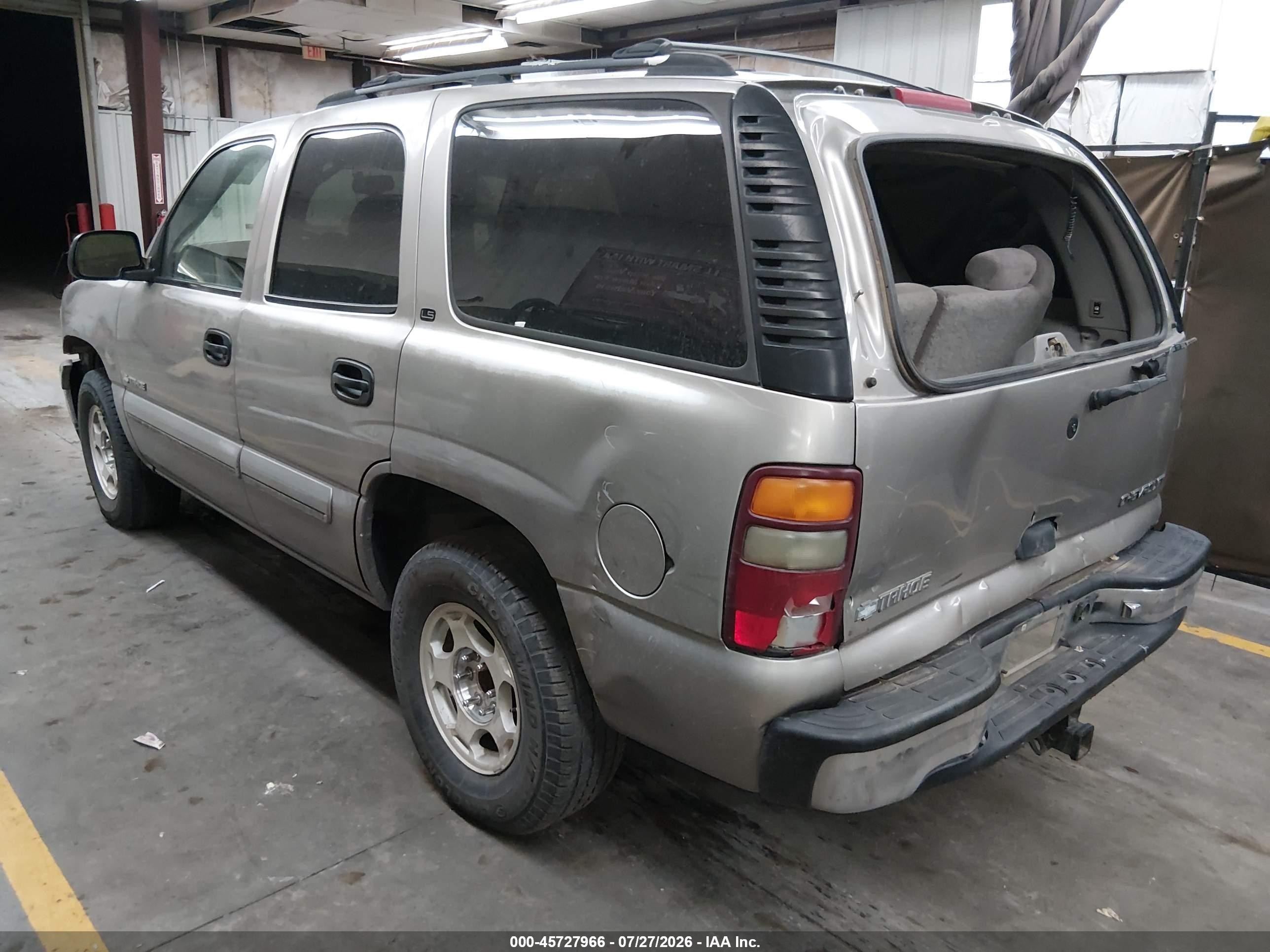 2000 Chevrolet Tahoe All New Ls Beige vin: 1GNEK13T3YJ159541