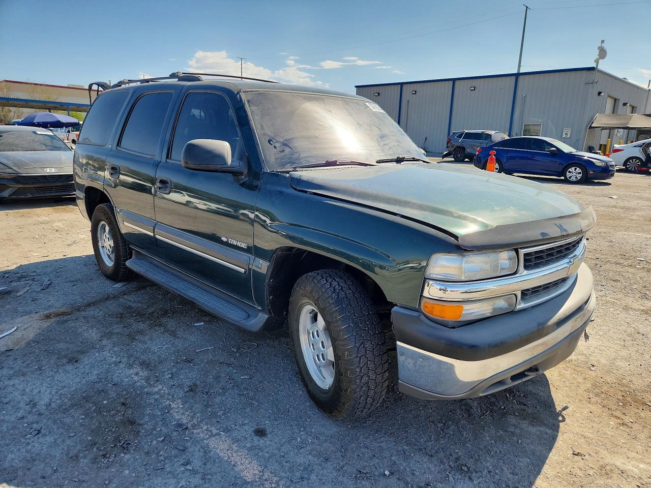 2001 Chevrolet Tahoe K1500 Green vin: 1GNEK13T41J138879