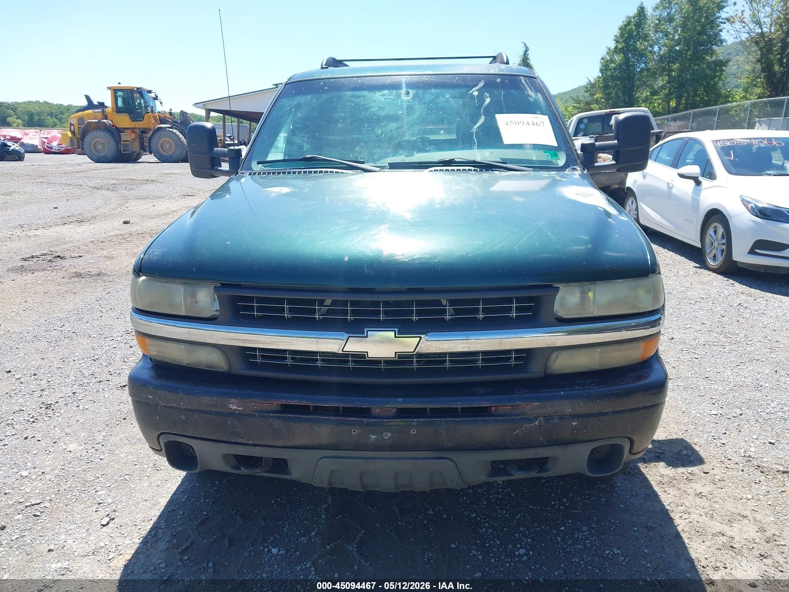 2001 Chevrolet Tahoe Ls Green vin: 1GNEK13T41R191177