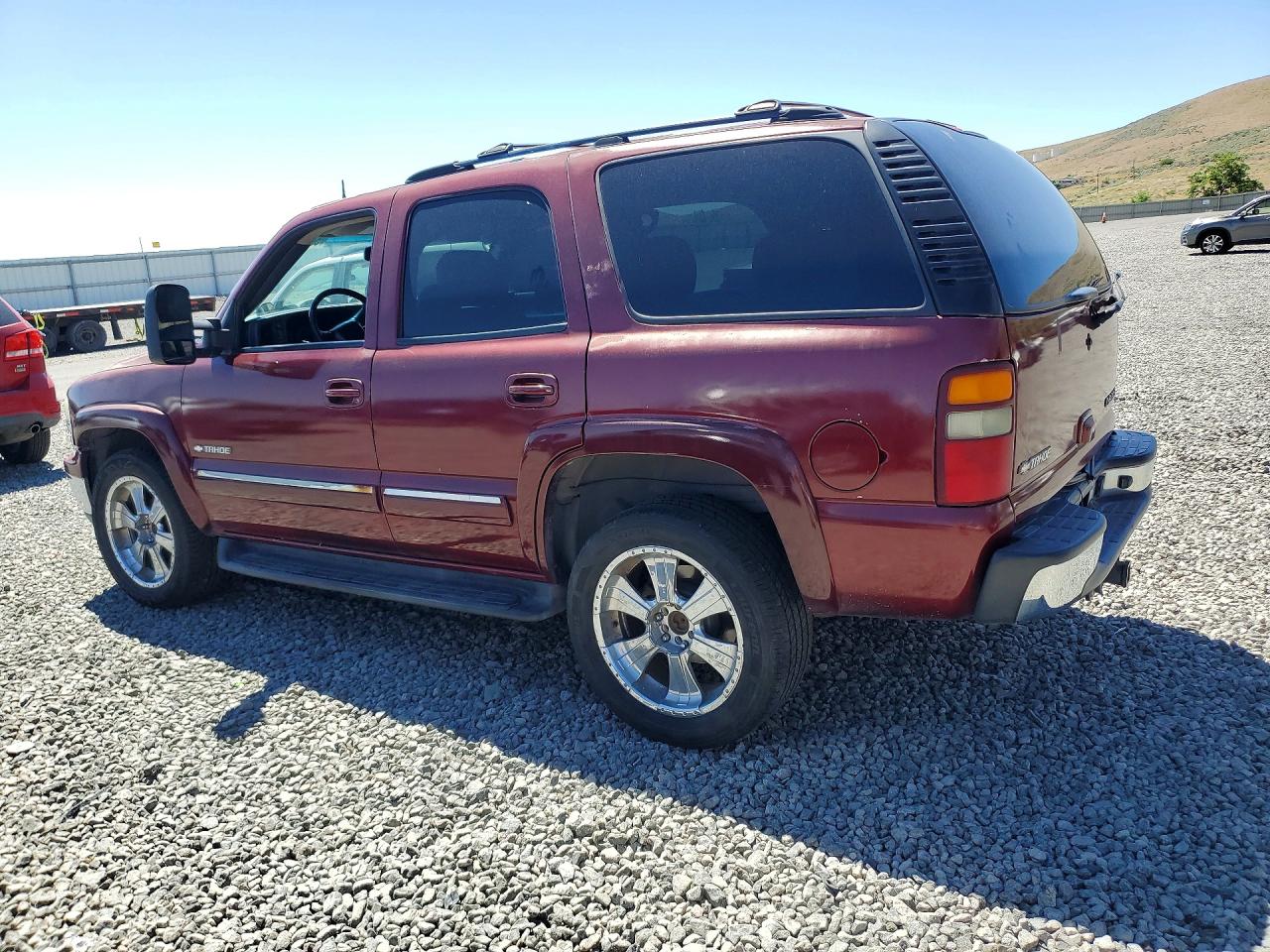 2002 Chevrolet Tahoe K1500 Burgundy vin: 1GNEK13T42J319899