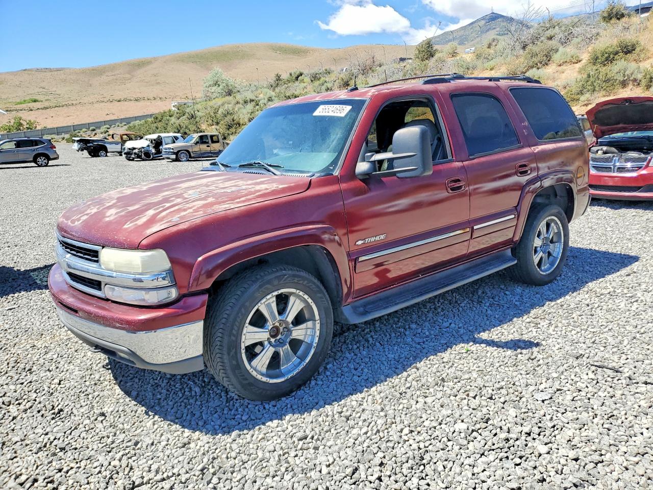 2002 Chevrolet Tahoe K1500 Бордовый vin: 1GNEK13T42J319899