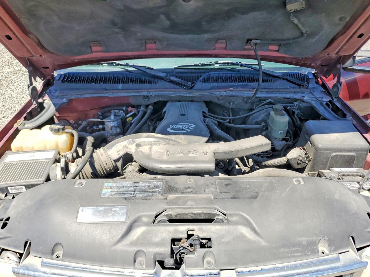 2002 Chevrolet Tahoe K1500 Burgundy vin: 1GNEK13T42J319899