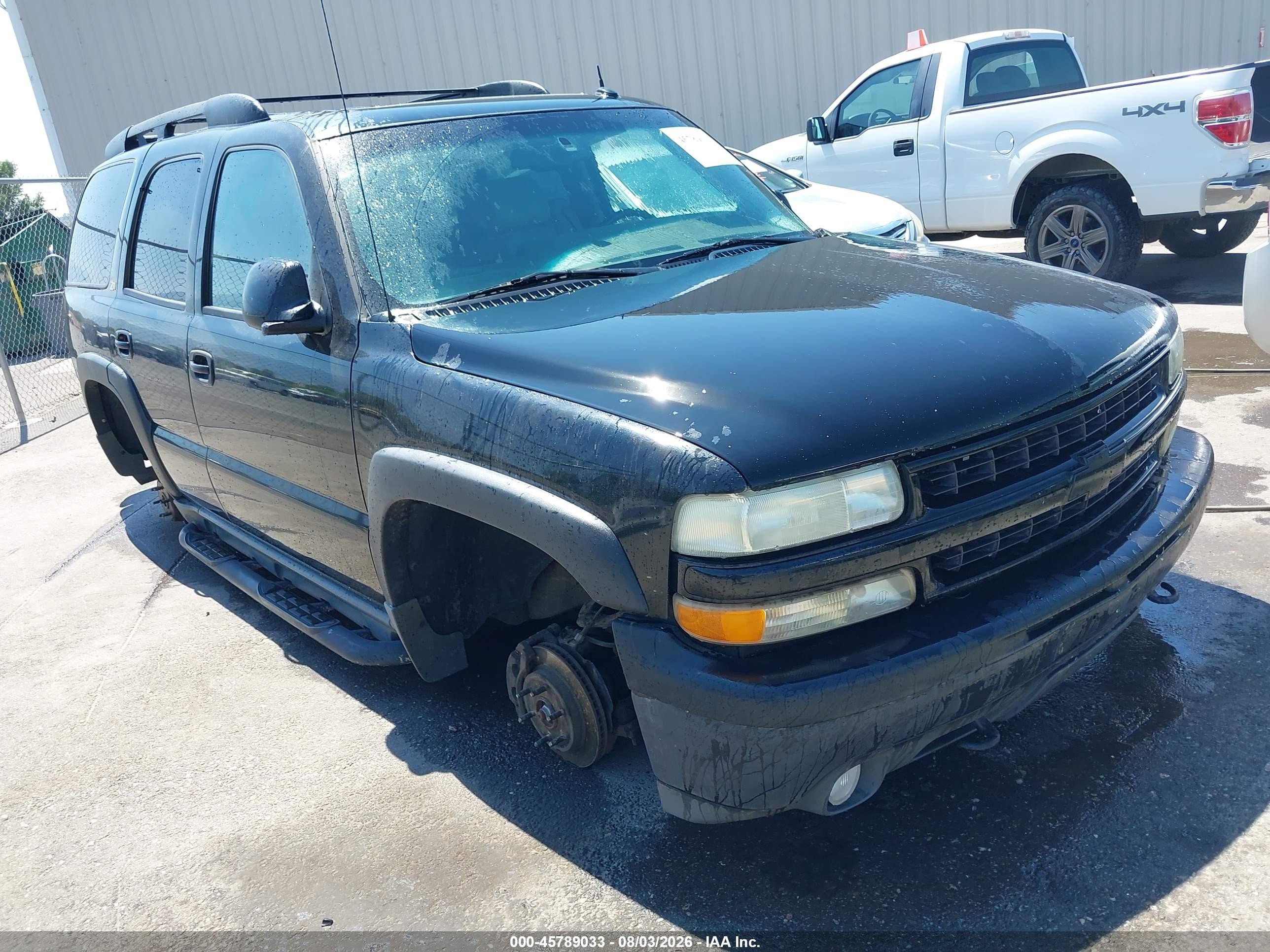 2004 Chevrolet Tahoe Z71 Black vin: 1GNEK13T44R253567