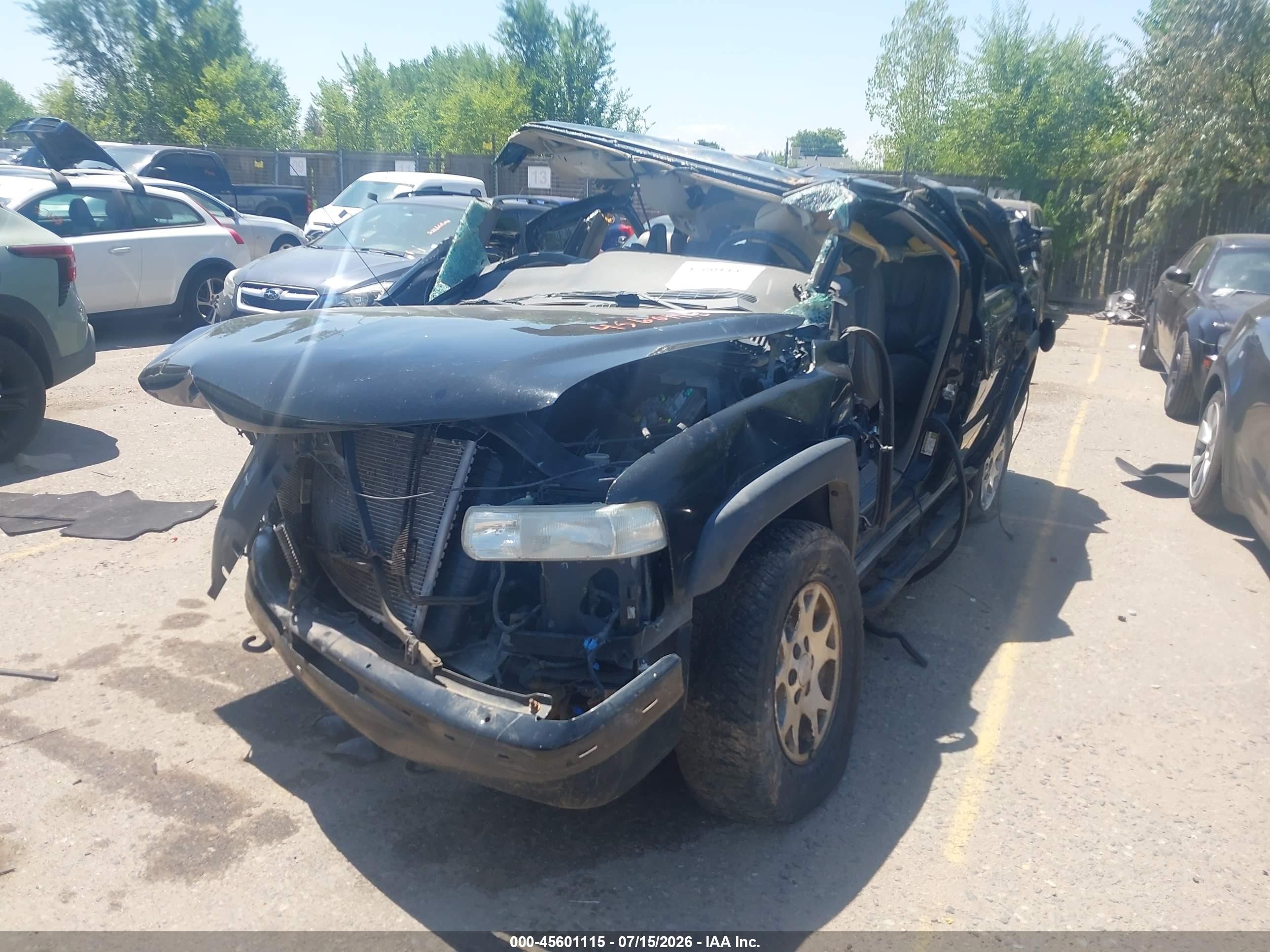 2005 Chevrolet Tahoe Z71 Black vin: 1GNEK13T45R127419