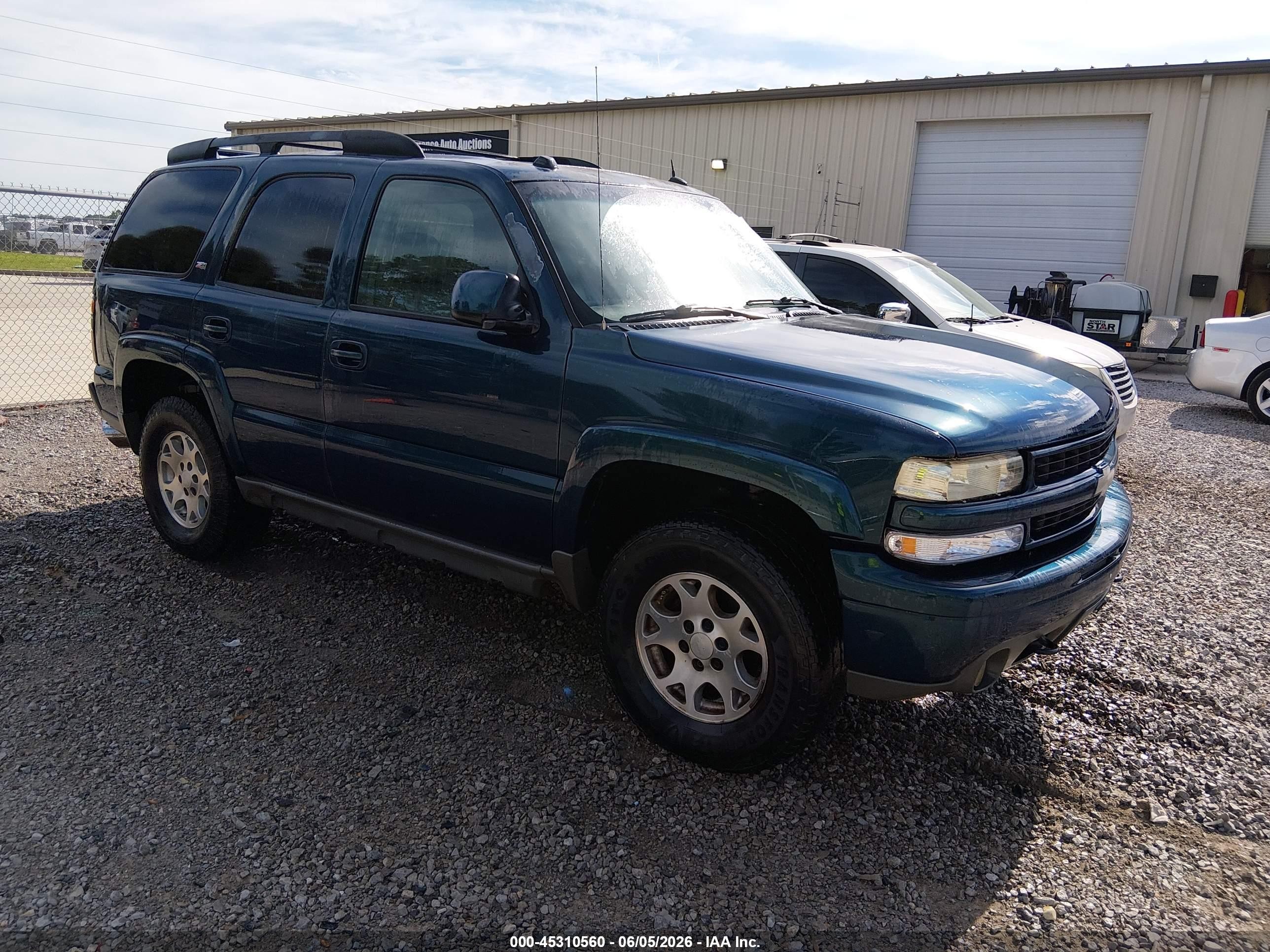 2005 Chevrolet Tahoe Z71 Синий vin: 1GNEK13T45R179990