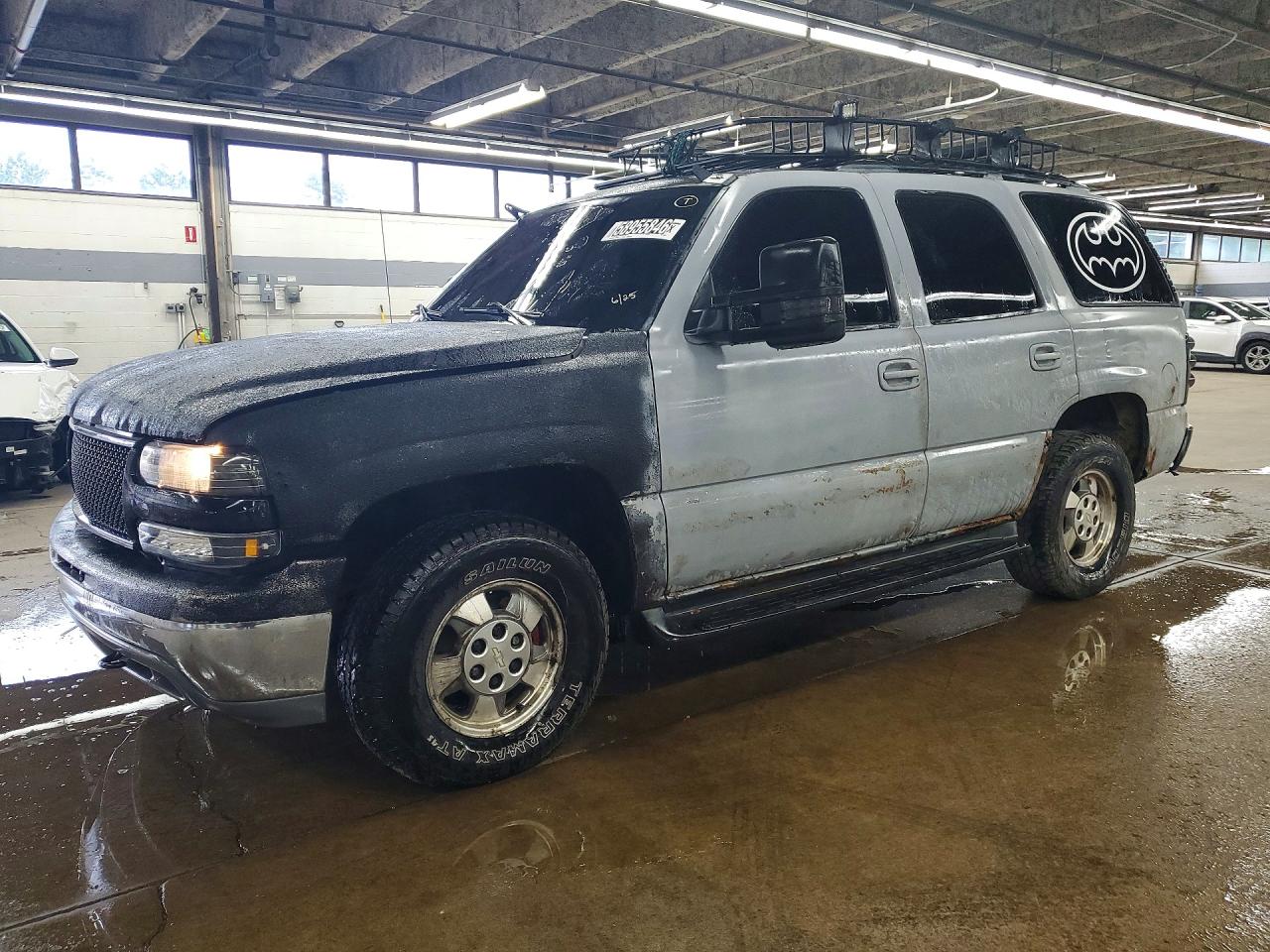 2001 Chevrolet Tahoe K1500 Серый vin: 1GNEK13T51J261218