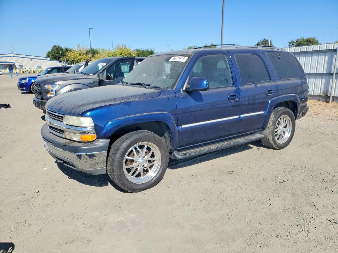 2001 Chevrolet Tahoe K1500 Blue vin: 1GNEK13T51R104130