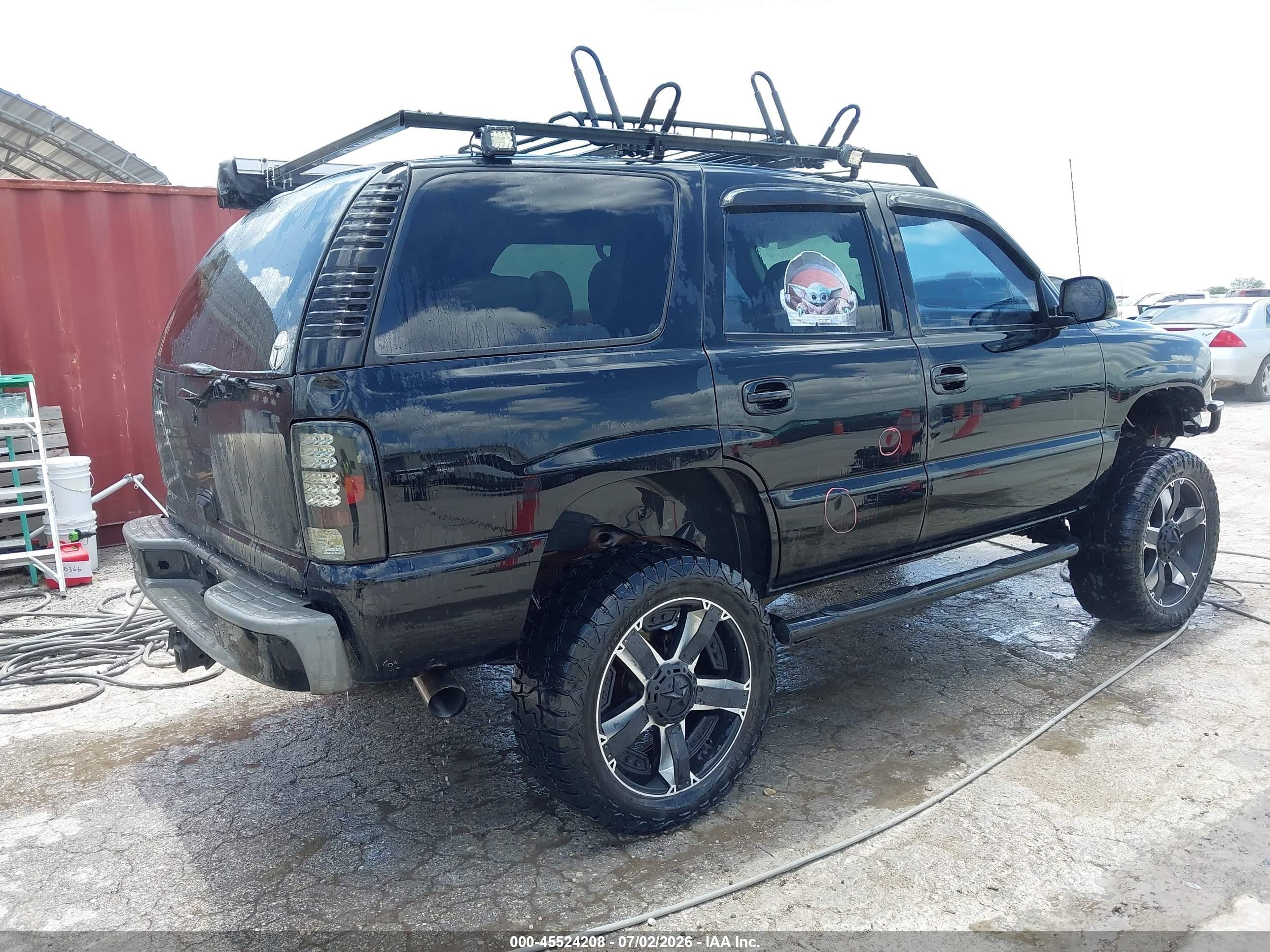 2004 Chevrolet Tahoe Z71 Black vin: 1GNEK13T54R118033