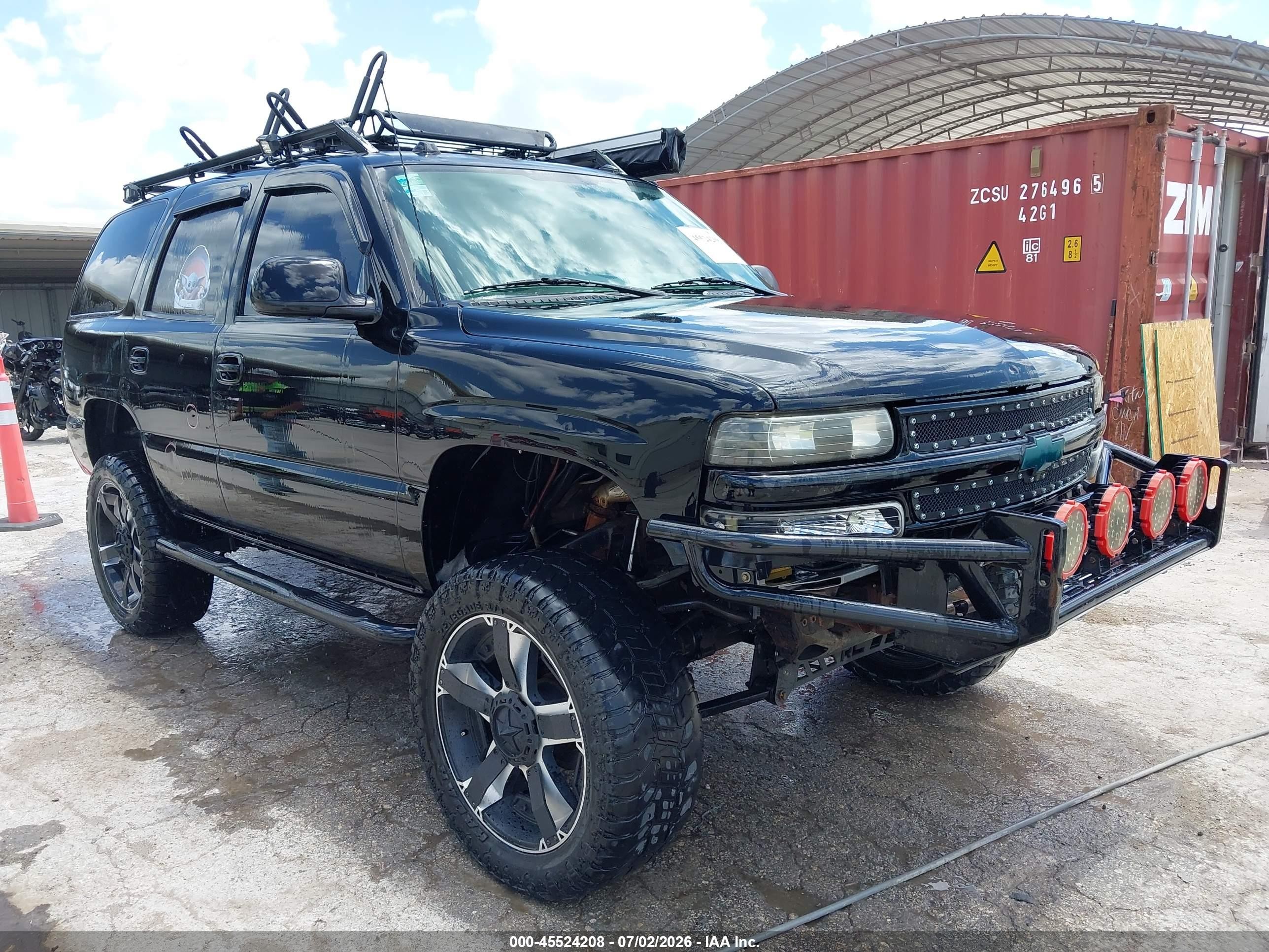 2004 Chevrolet Tahoe Z71 Black vin: 1GNEK13T54R118033