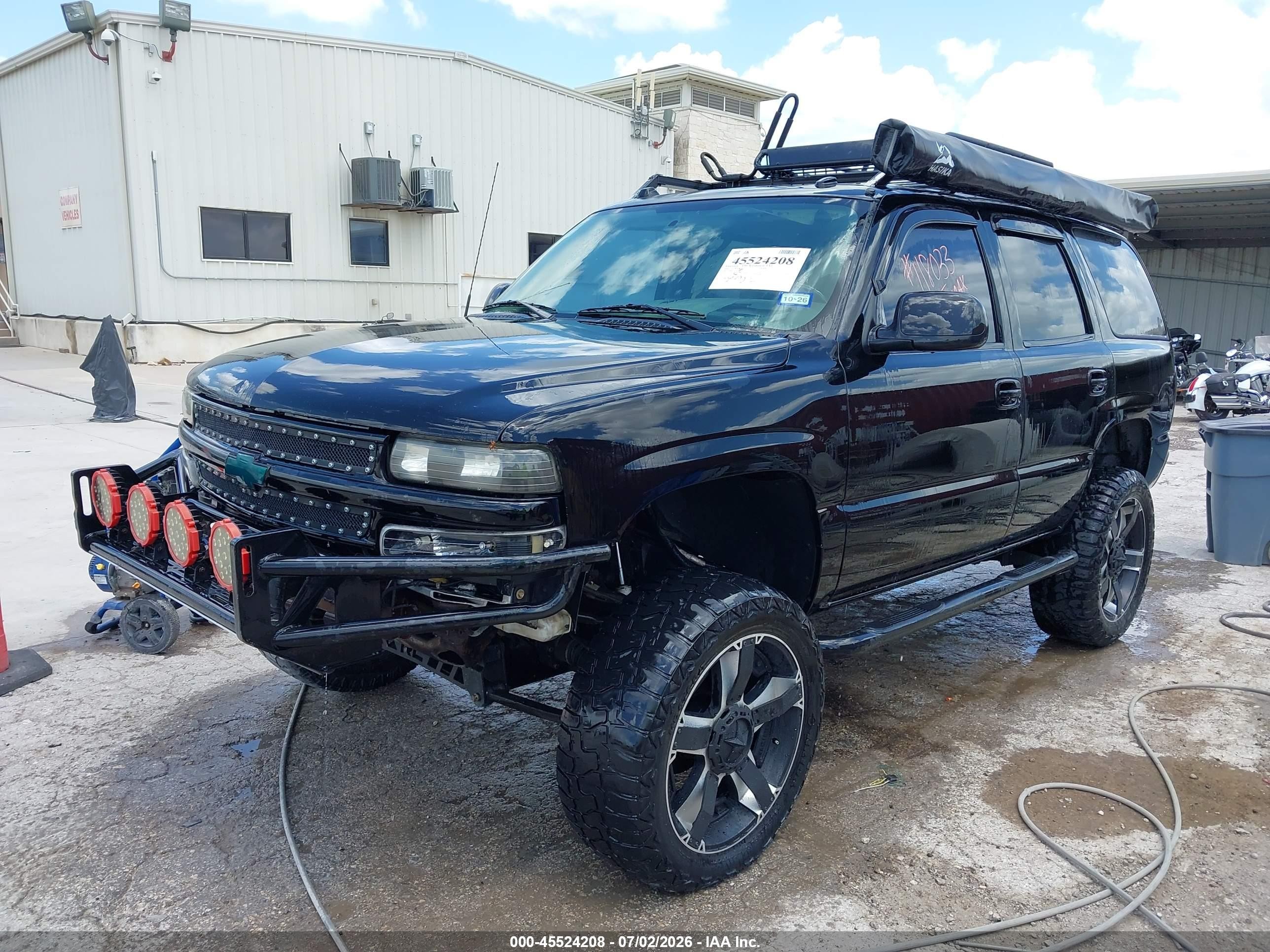 2004 Chevrolet Tahoe Z71 Black vin: 1GNEK13T54R118033