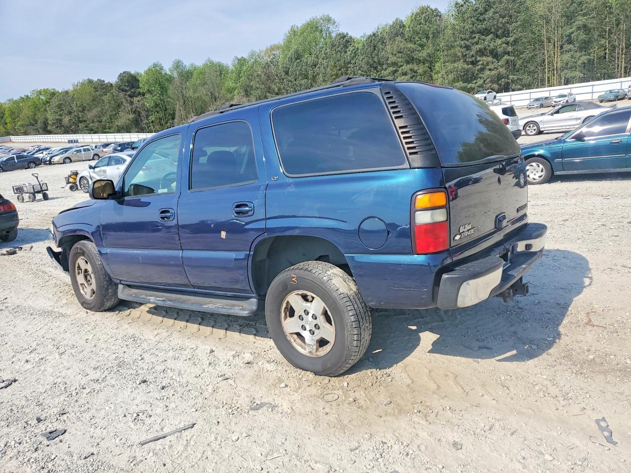 2005 Chevrolet Tahoe K1500 Blue vin: 1GNEK13T55J130084