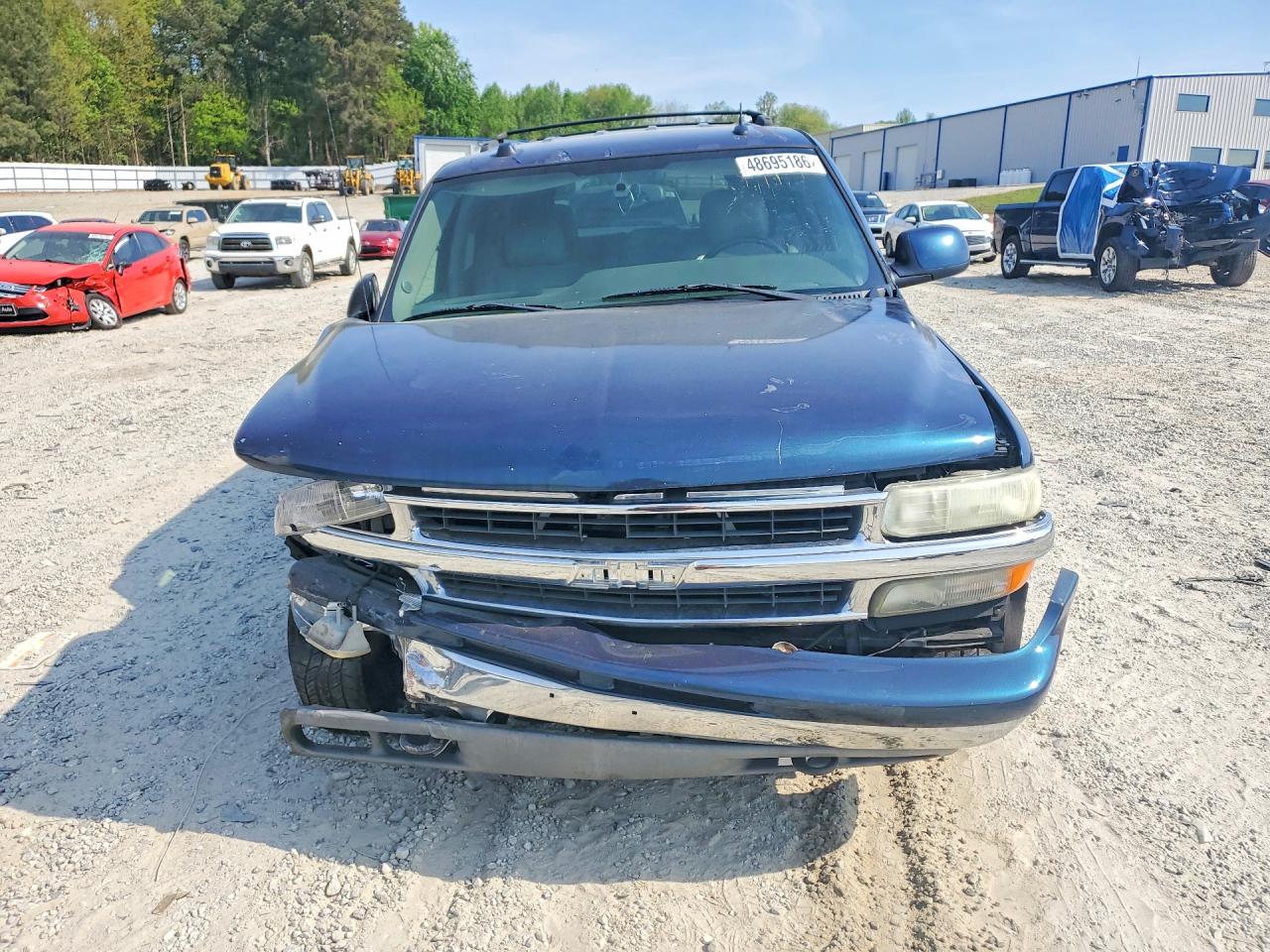2005 Chevrolet Tahoe K1500 Blue vin: 1GNEK13T55J130084