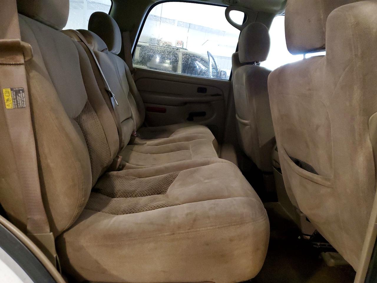 2005 Chevrolet Tahoe K1500 White vin: 1GNEK13T55J206774