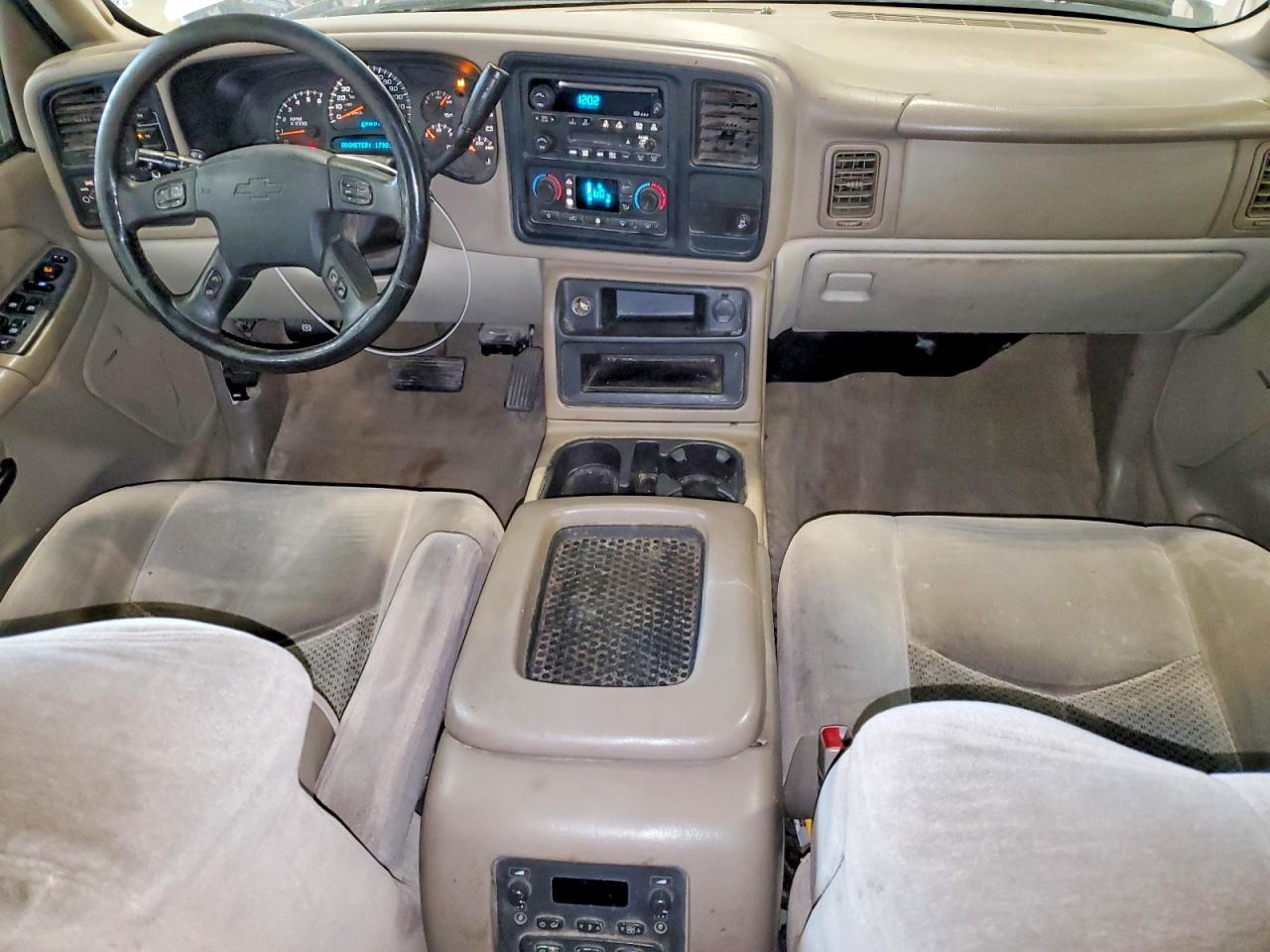 2005 Chevrolet Tahoe K1500 White vin: 1GNEK13T55J206774