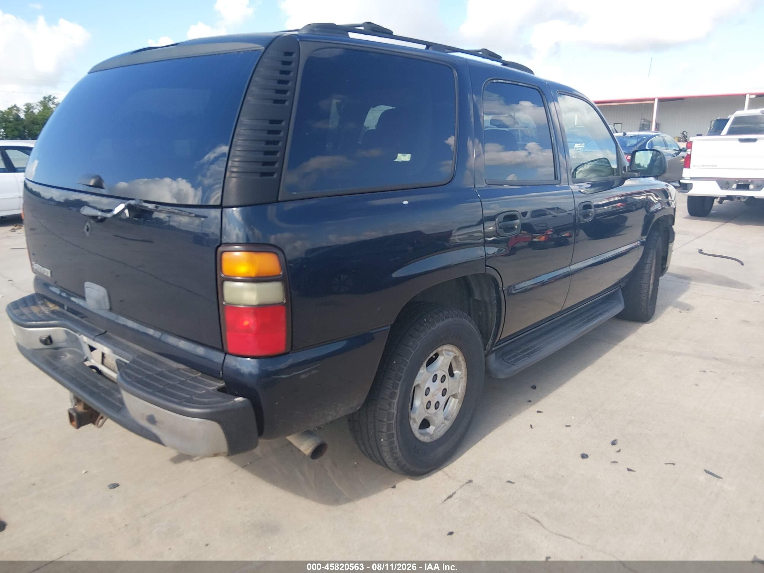 2006 Chevrolet Tahoe Ls Dark Blue vin: 1GNEK13T56J154449