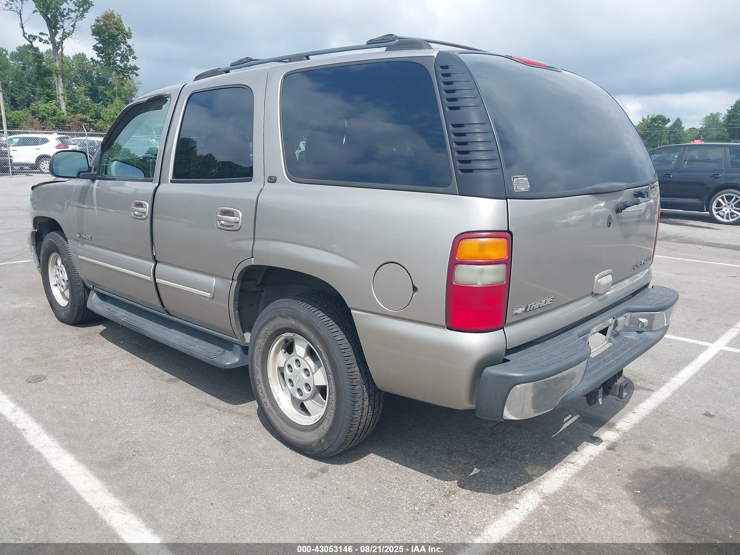 2001 Chevrolet Tahoe Lt Gold vin: 1GNEK13T61R213700