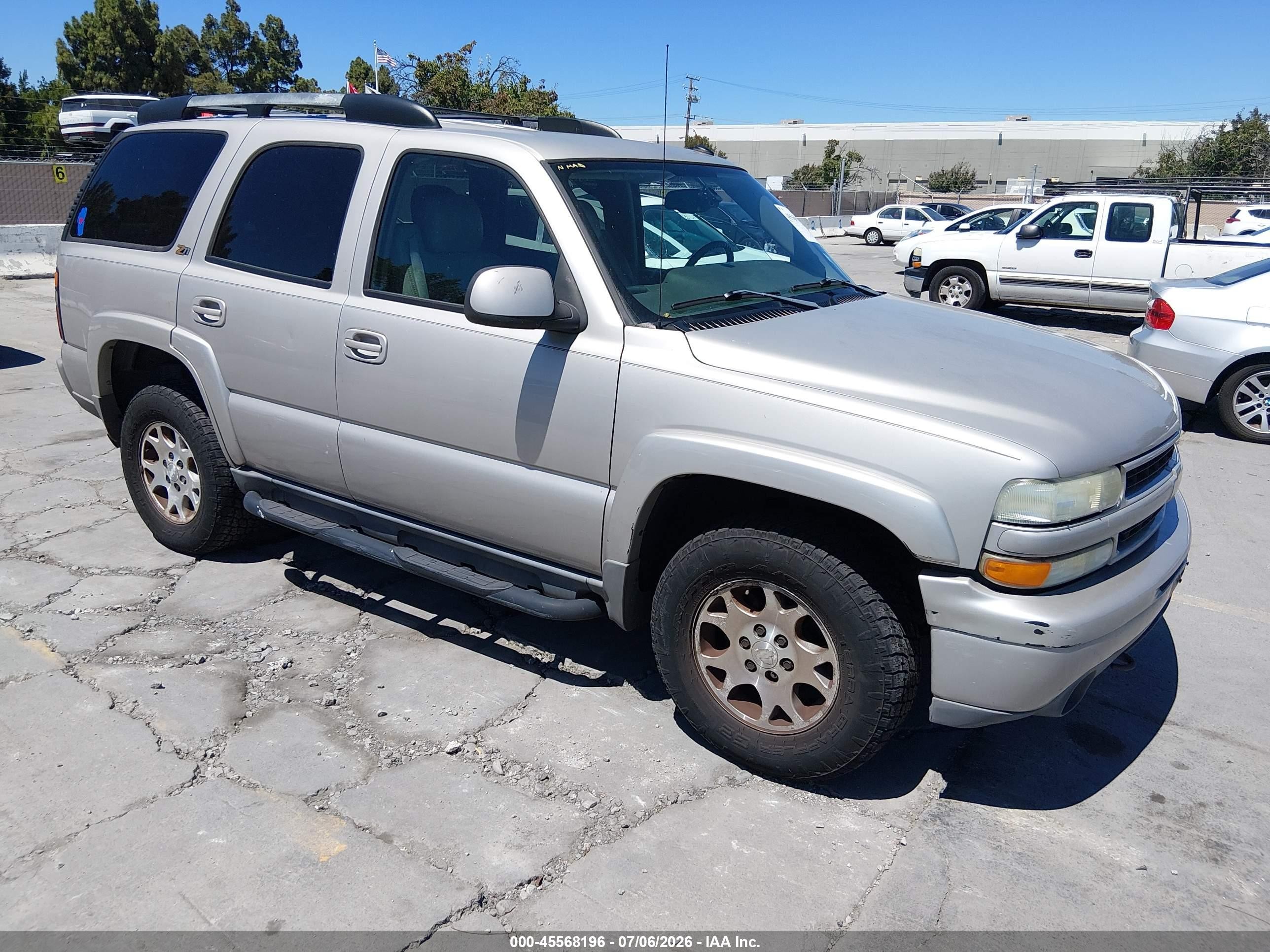 2004 Chevrolet Tahoe Z71 Champagne vin: 1GNEK13T64R302963