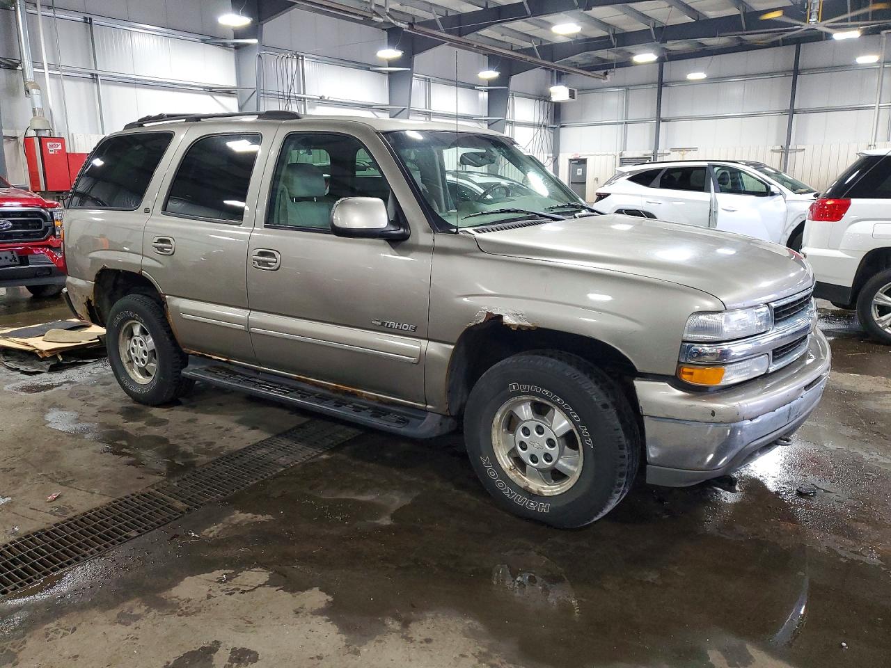 2001 Chevrolet Tahoe K1500 Tan vin: 1GNEK13T71J312993