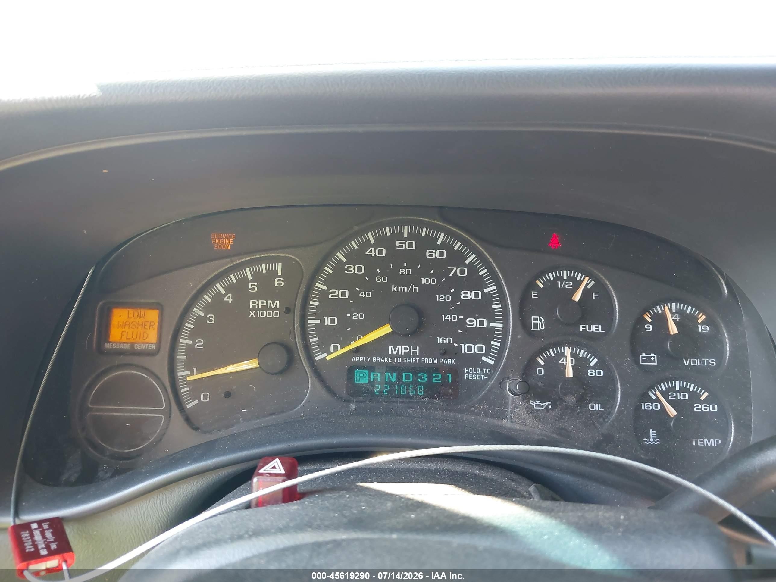 2001 Chevrolet Tahoe Lt Желто-коричневый vin: 1GNEK13T71R118921
