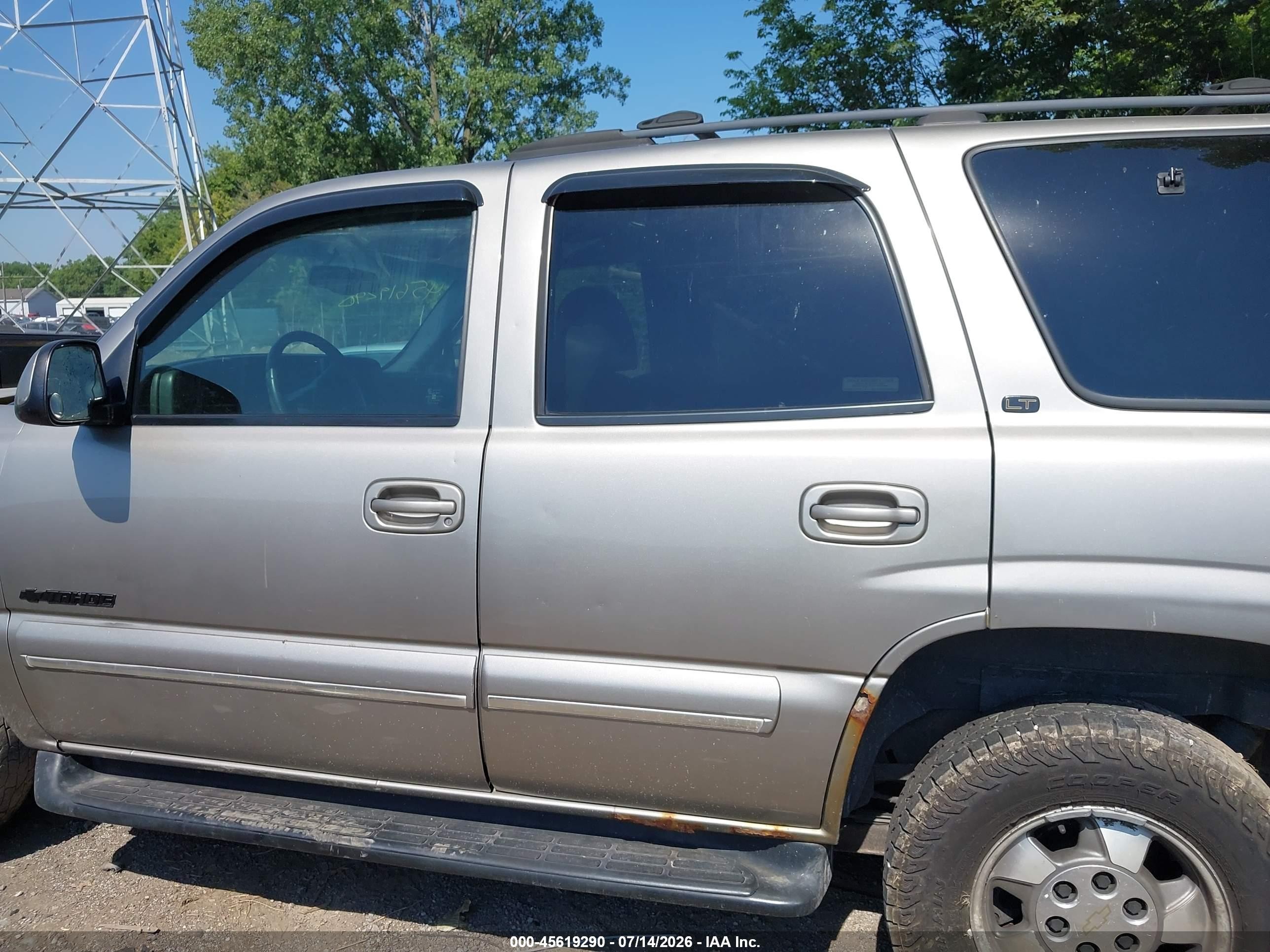 2001 Chevrolet Tahoe Lt Желто-коричневый vin: 1GNEK13T71R118921