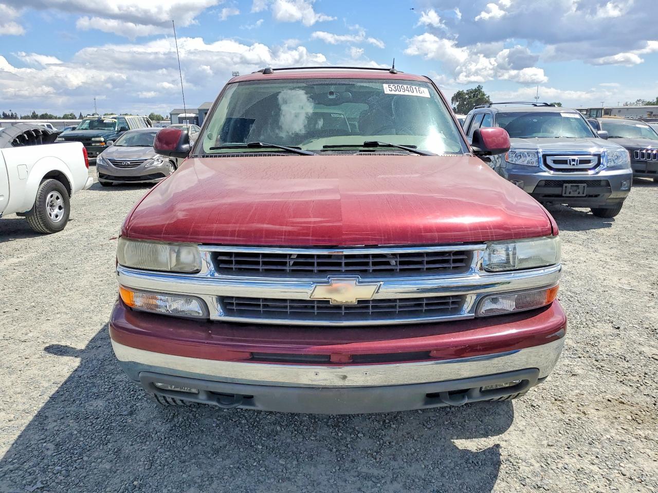 2005 Chevrolet Tahoe K1500 Burgundy vin: 1GNEK13T75R117323