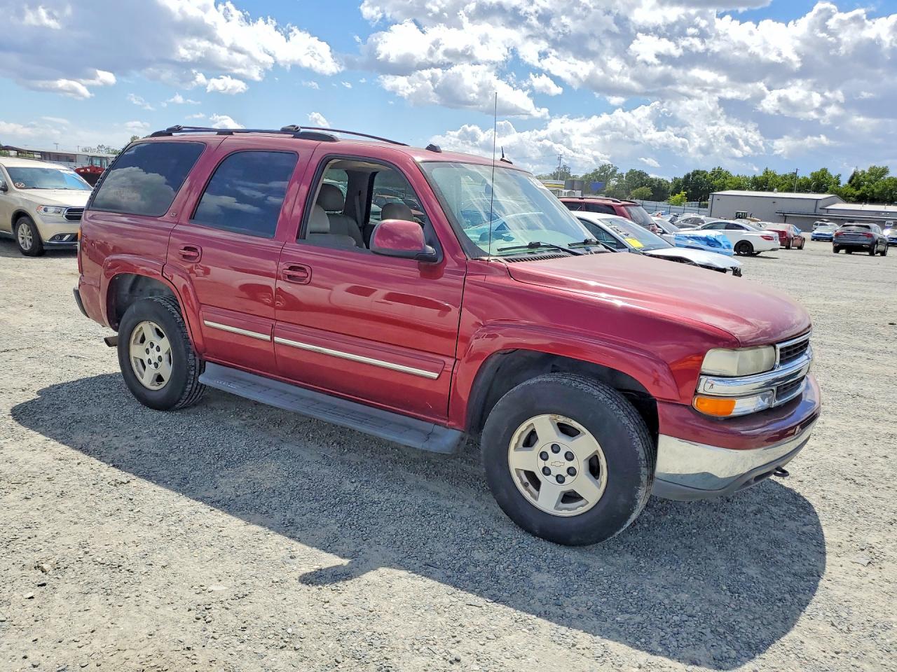 2005 Chevrolet Tahoe K1500 Burgundy vin: 1GNEK13T75R117323