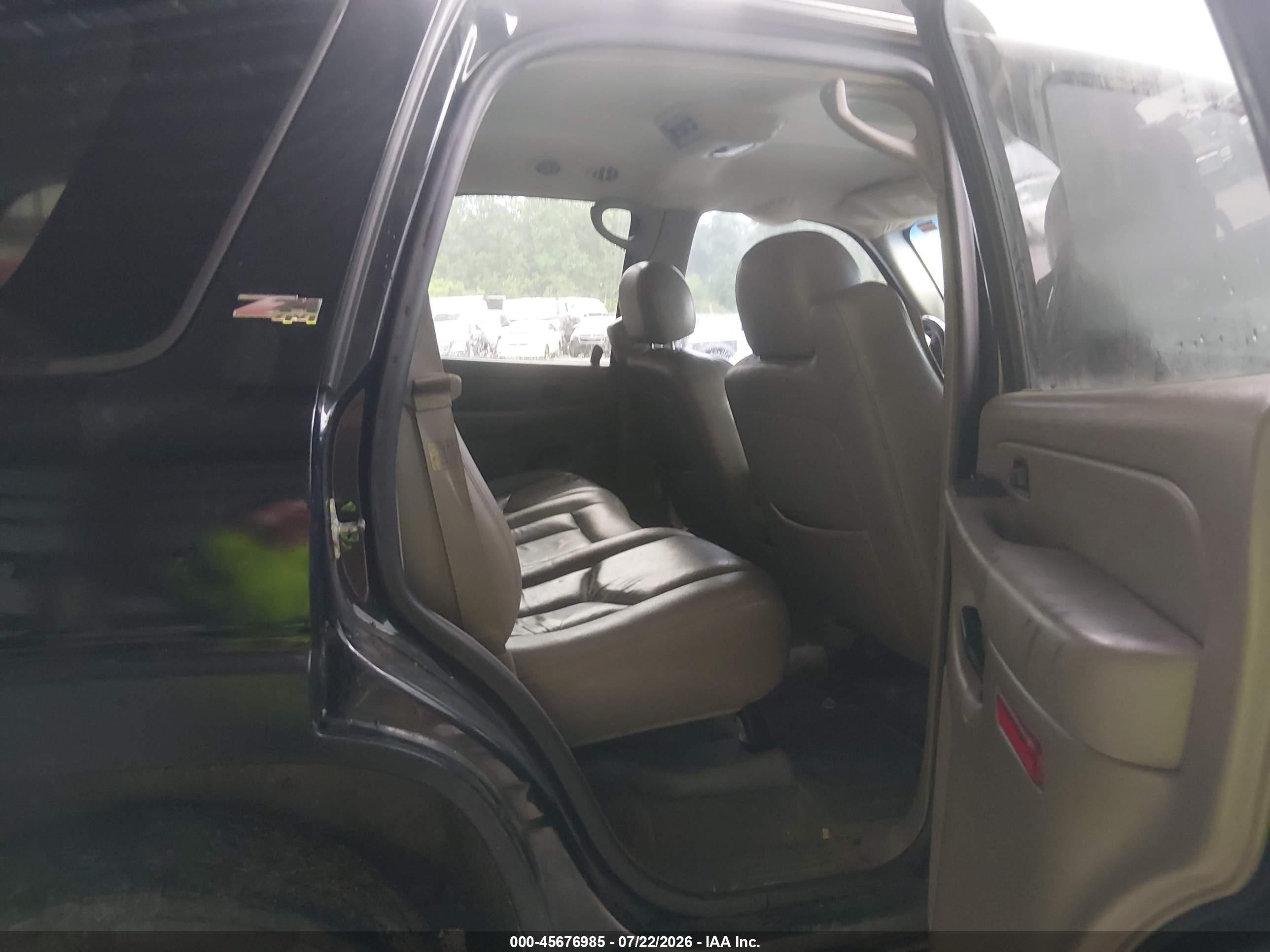 2005 Chevrolet Tahoe Z71 Black vin: 1GNEK13T75R129519