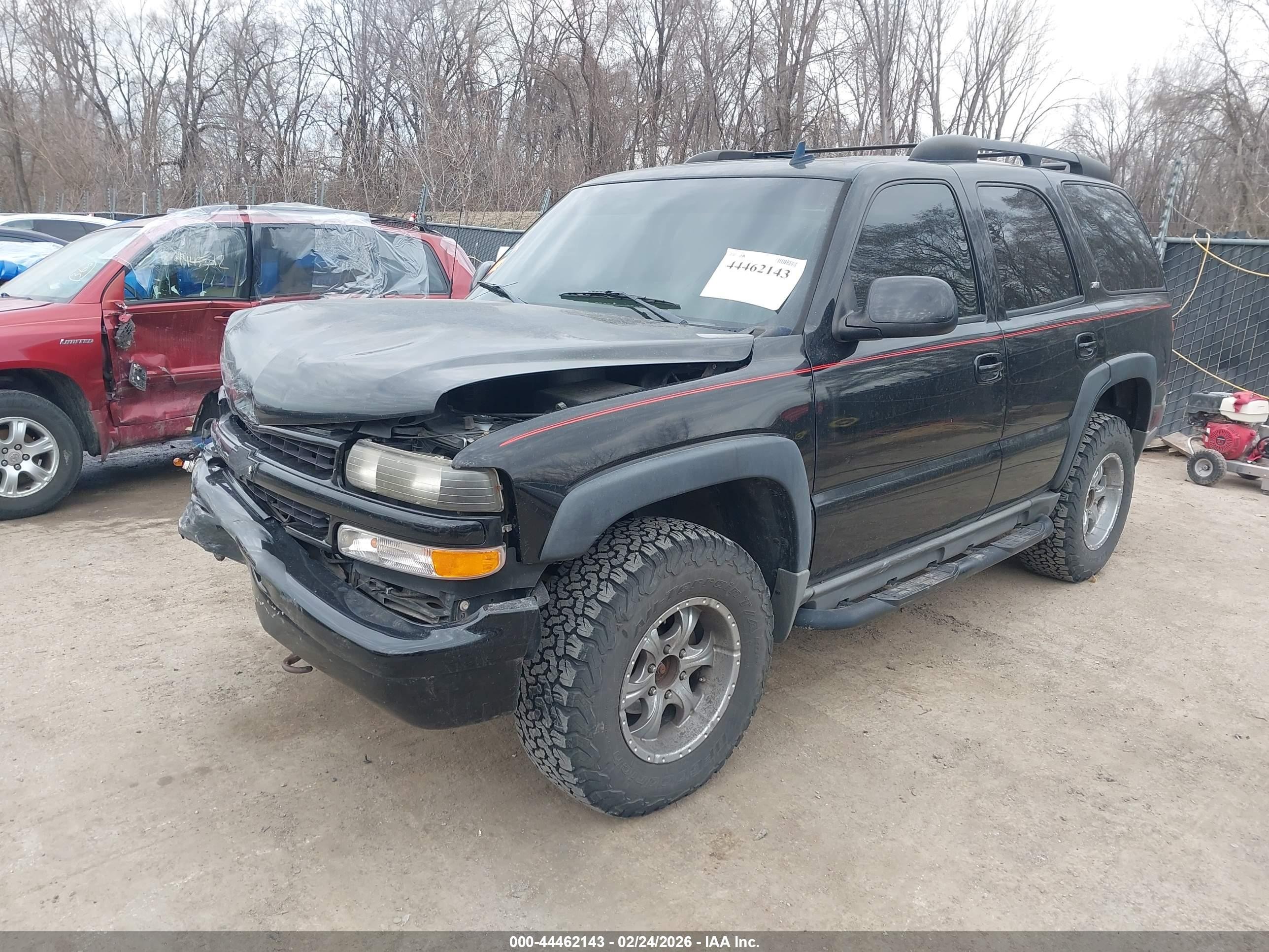 2006 Chevrolet Tahoe Z71 Black vin: 1GNEK13T76R115346