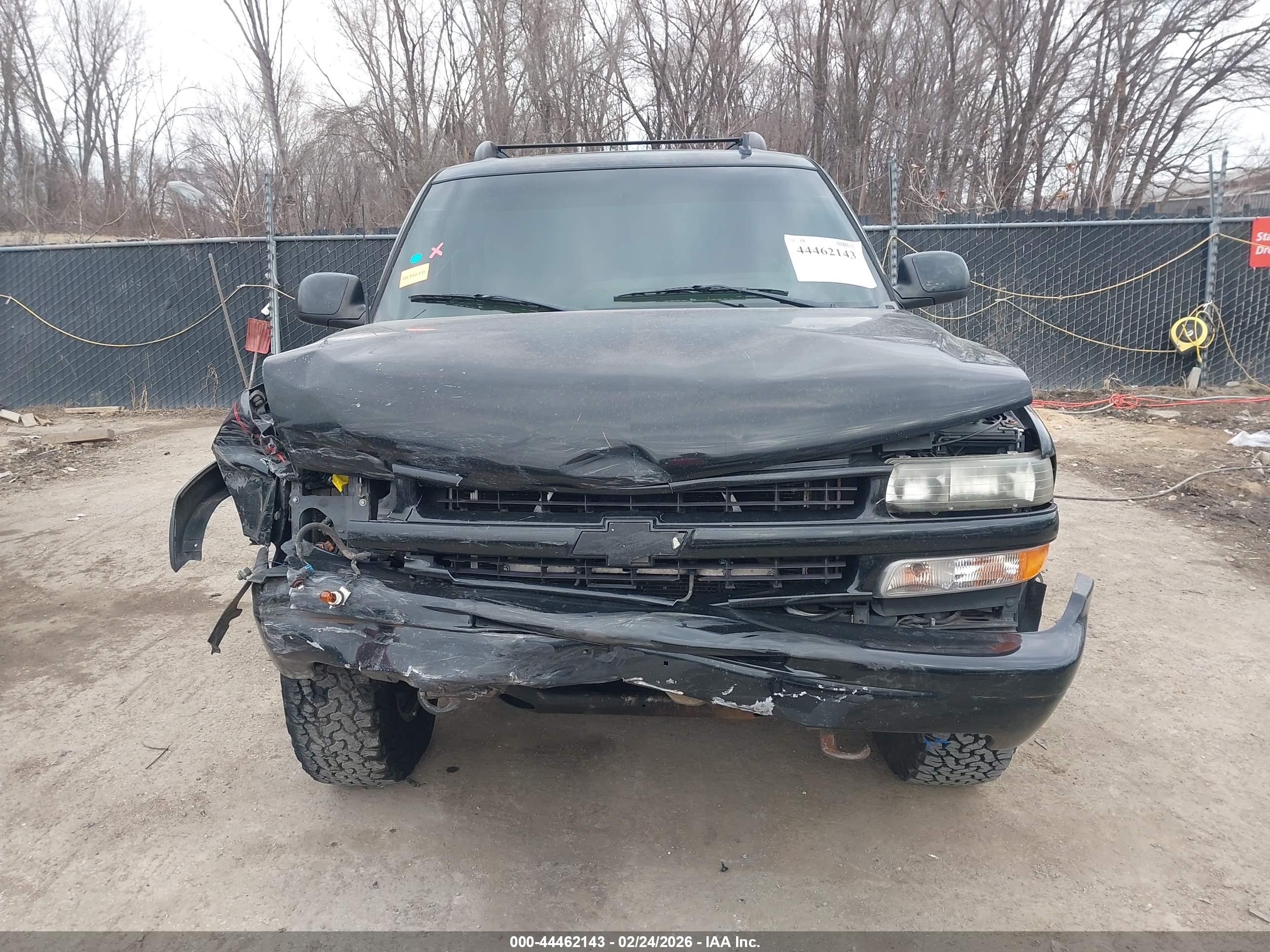 2006 Chevrolet Tahoe Z71 Black vin: 1GNEK13T76R115346