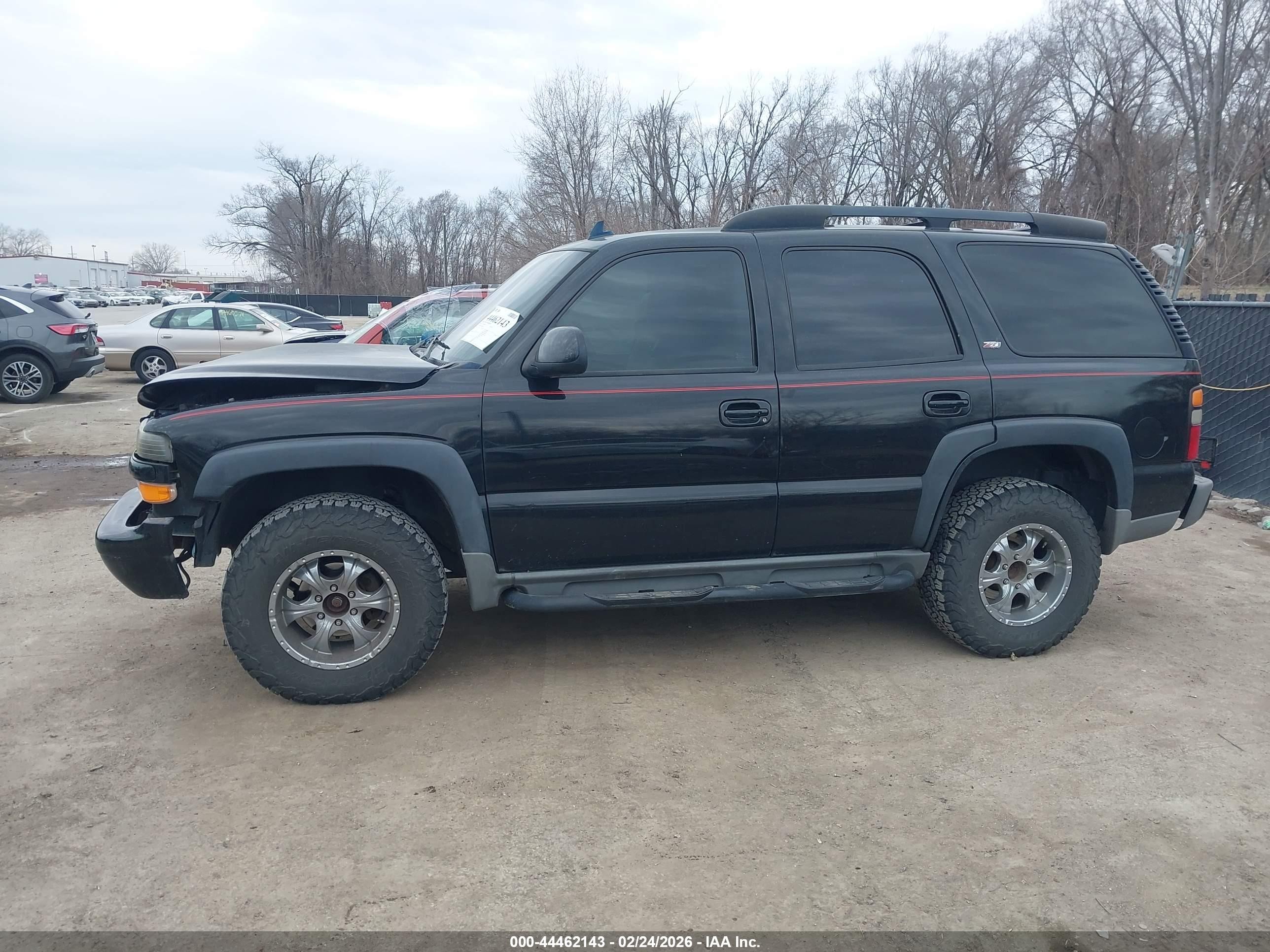 2006 Chevrolet Tahoe Z71 Black vin: 1GNEK13T76R115346
