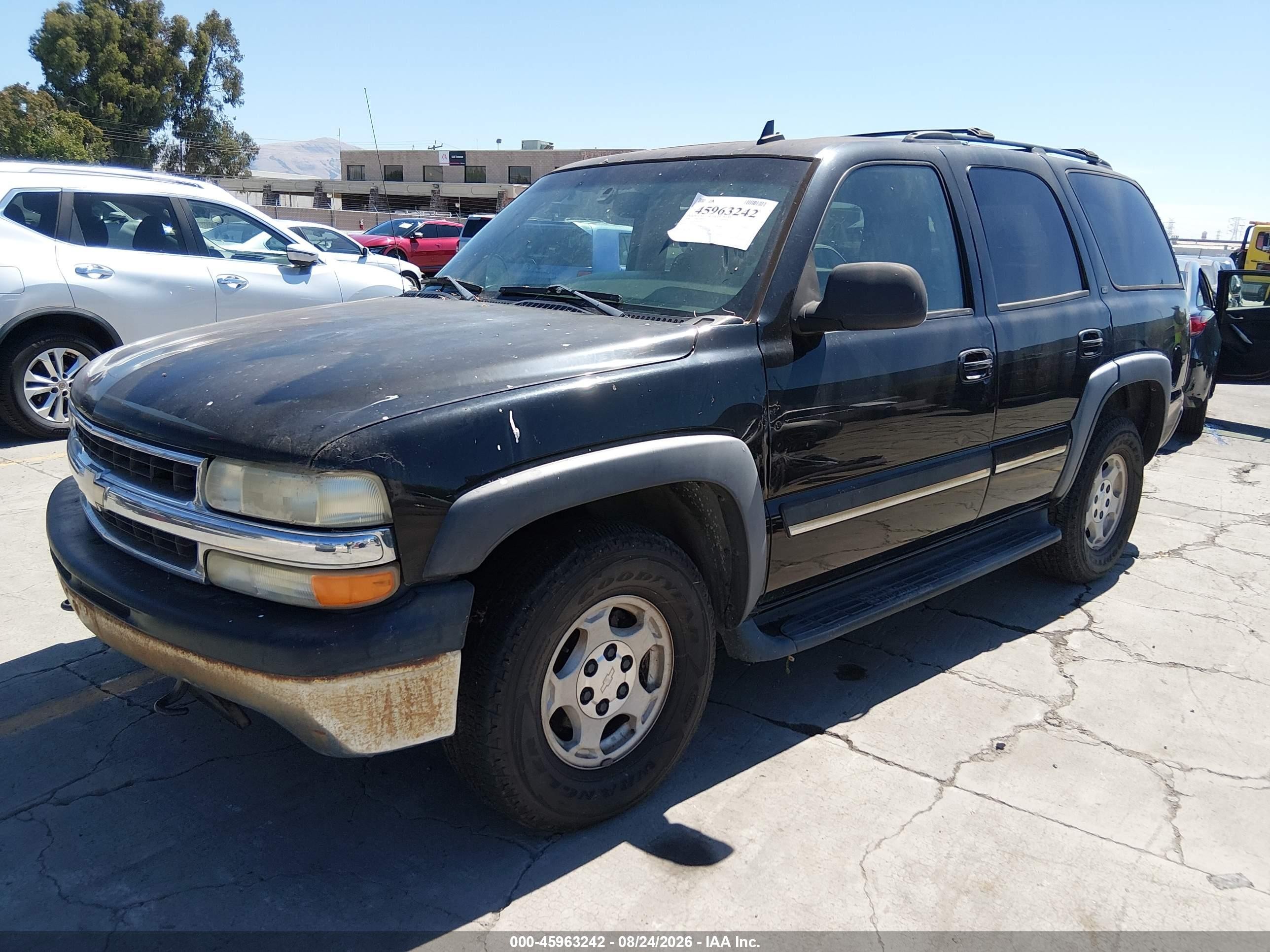 2006 Chevrolet Tahoe Lt Black vin: 1GNEK13T76R164319