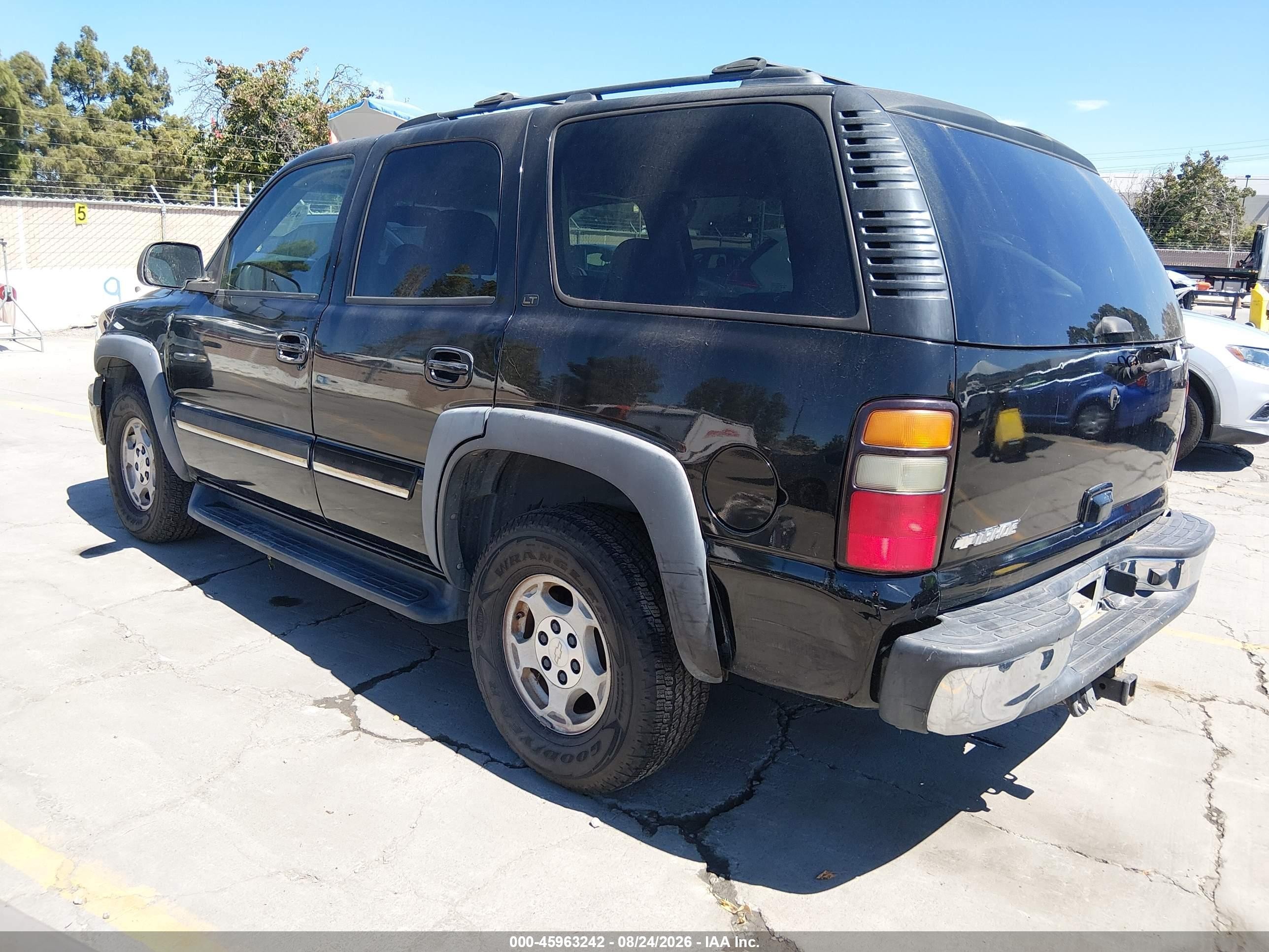 2006 Chevrolet Tahoe Lt Black vin: 1GNEK13T76R164319