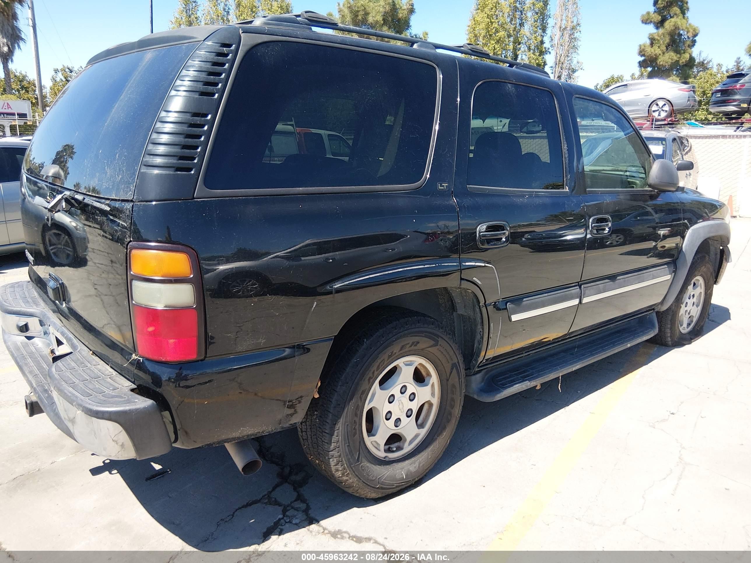 2006 Chevrolet Tahoe Lt Black vin: 1GNEK13T76R164319