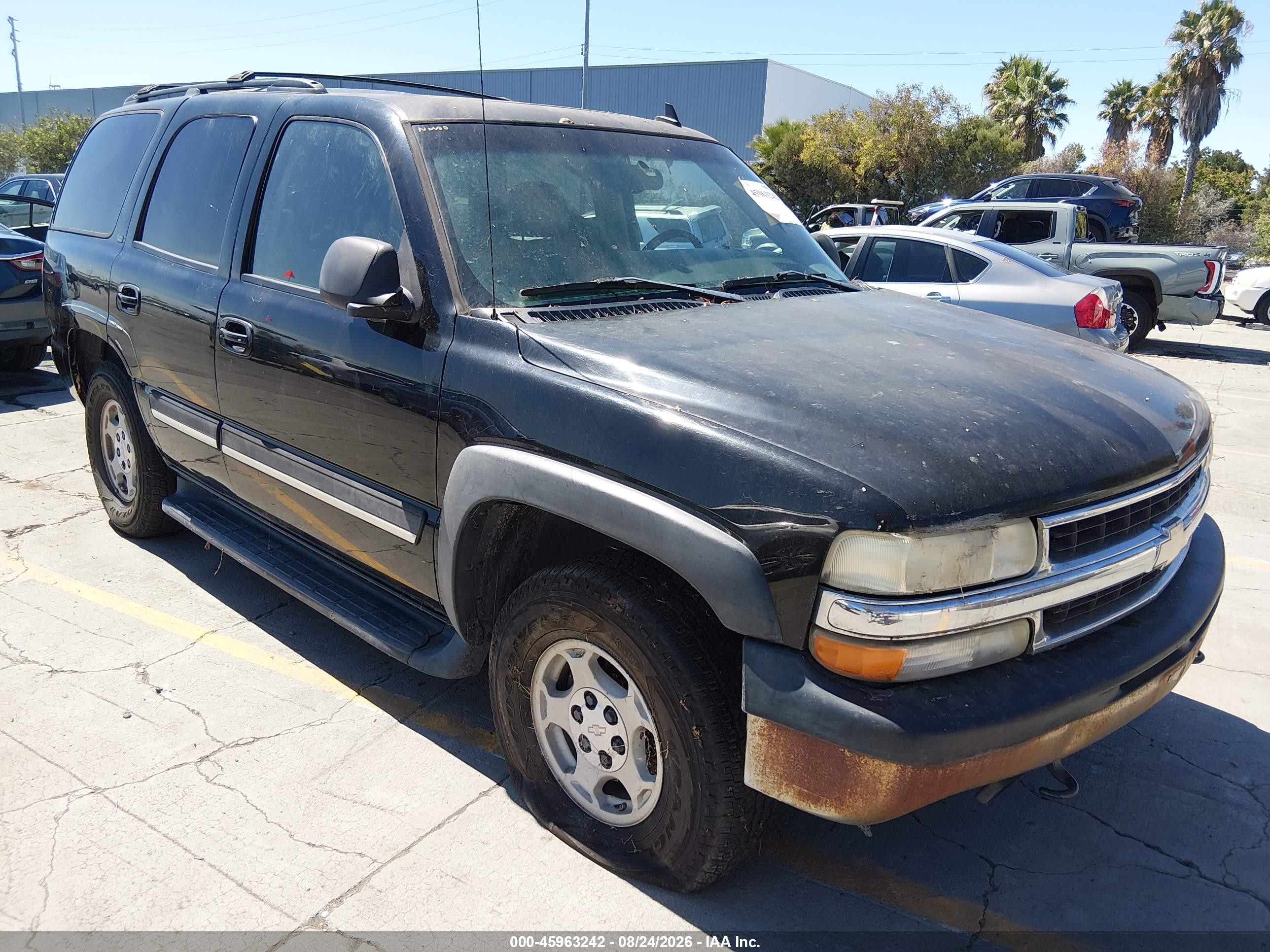 2006 Chevrolet Tahoe Lt Black vin: 1GNEK13T76R164319