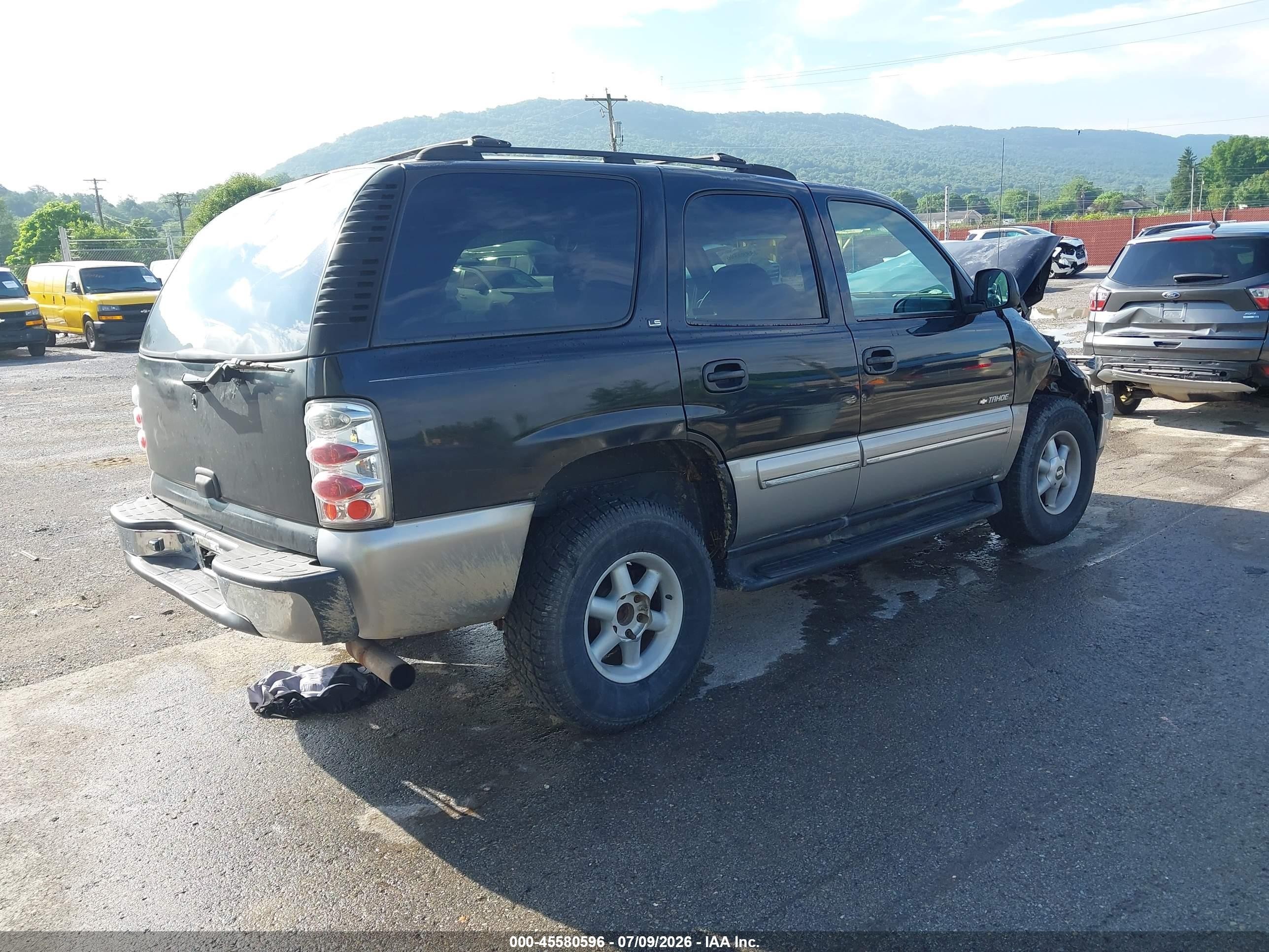 2000 Chevrolet Tahoe All New Ls Black vin: 1GNEK13T7YJ202536