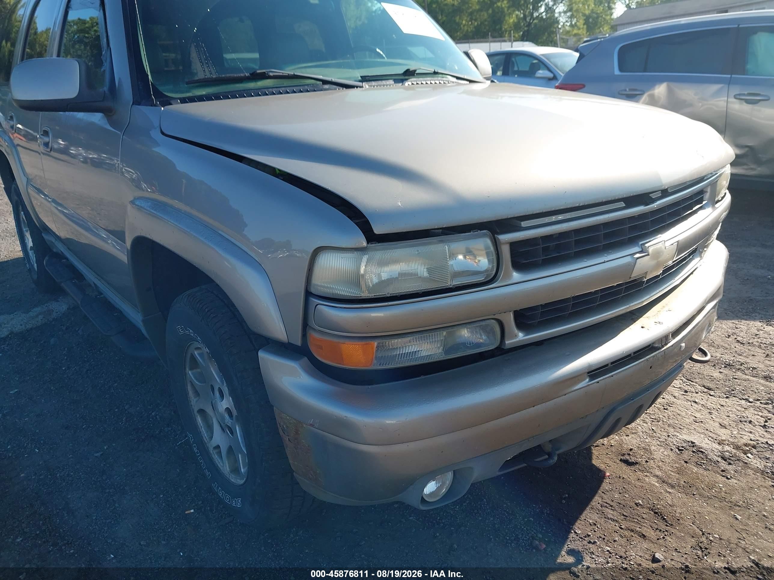2001 Chevrolet Tahoe Ls Tan vin: 1GNEK13T81R216078
