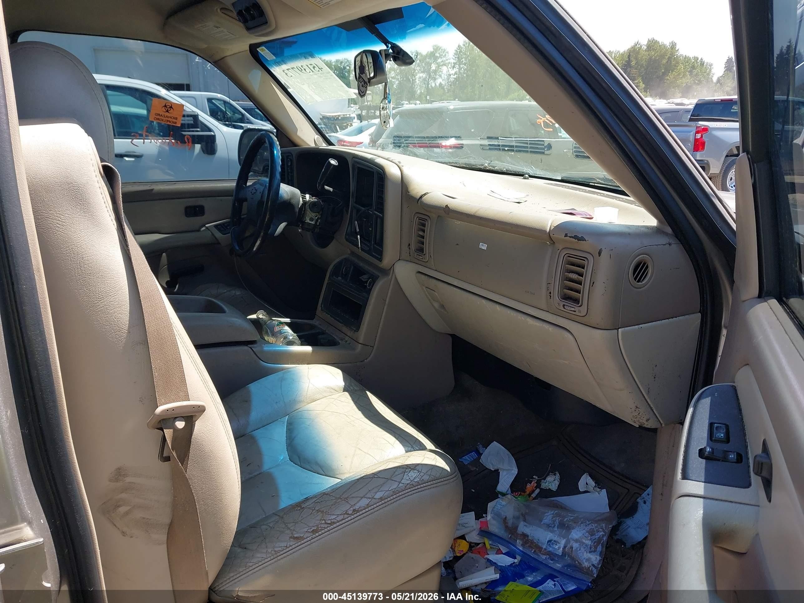 2003 Chevrolet Tahoe Ls Gray vin: 1GNEK13T83J133638