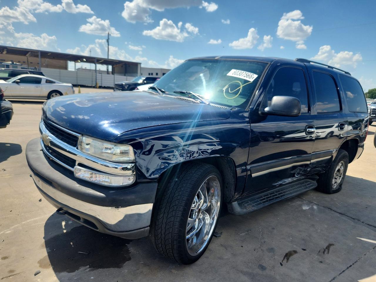 2005 Chevrolet Tahoe K1500 Blue vin: 1GNEK13T85J226520