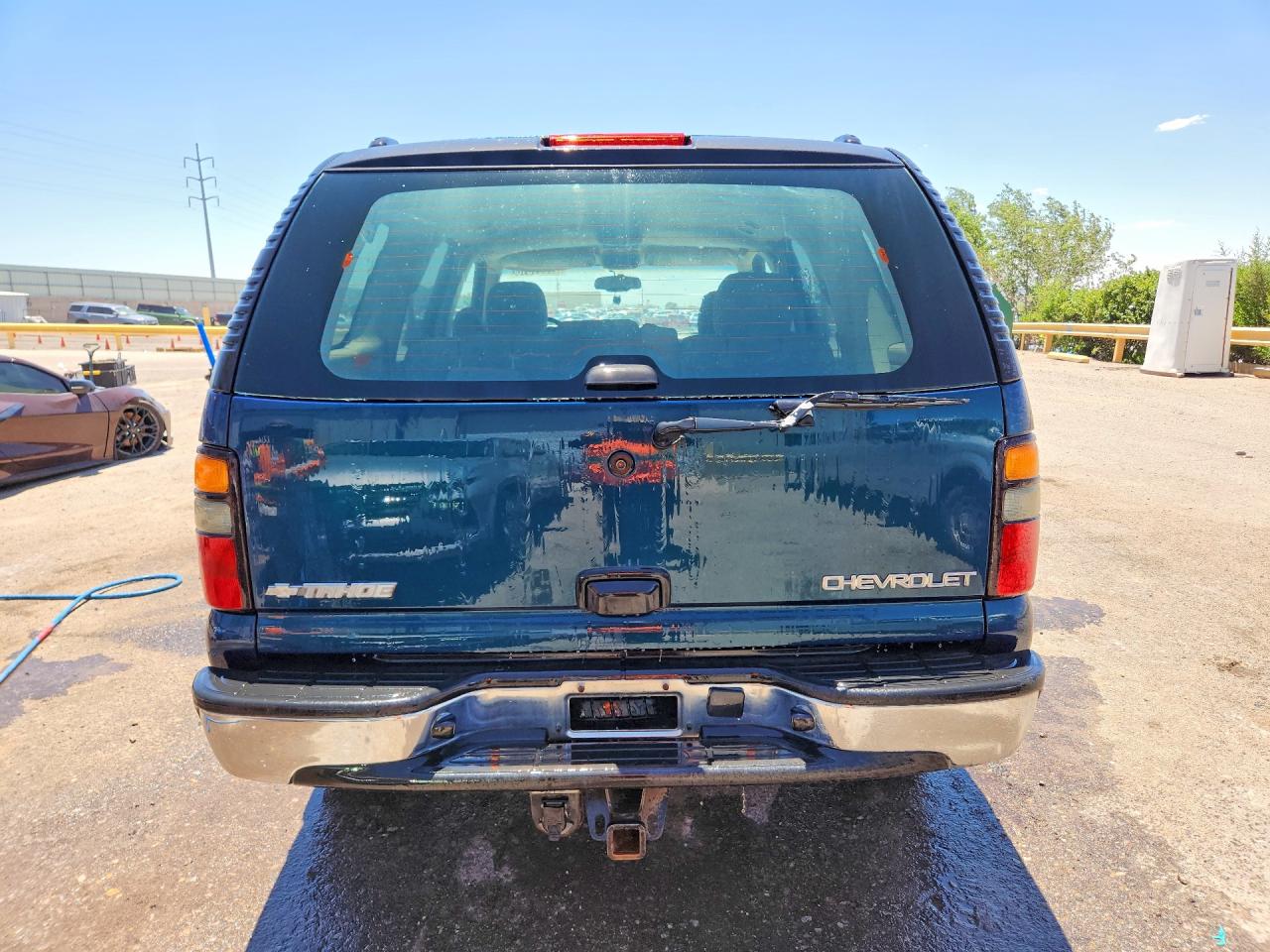 2005 Chevrolet Tahoe K1500 Teal vin: 1GNEK13T85R159709